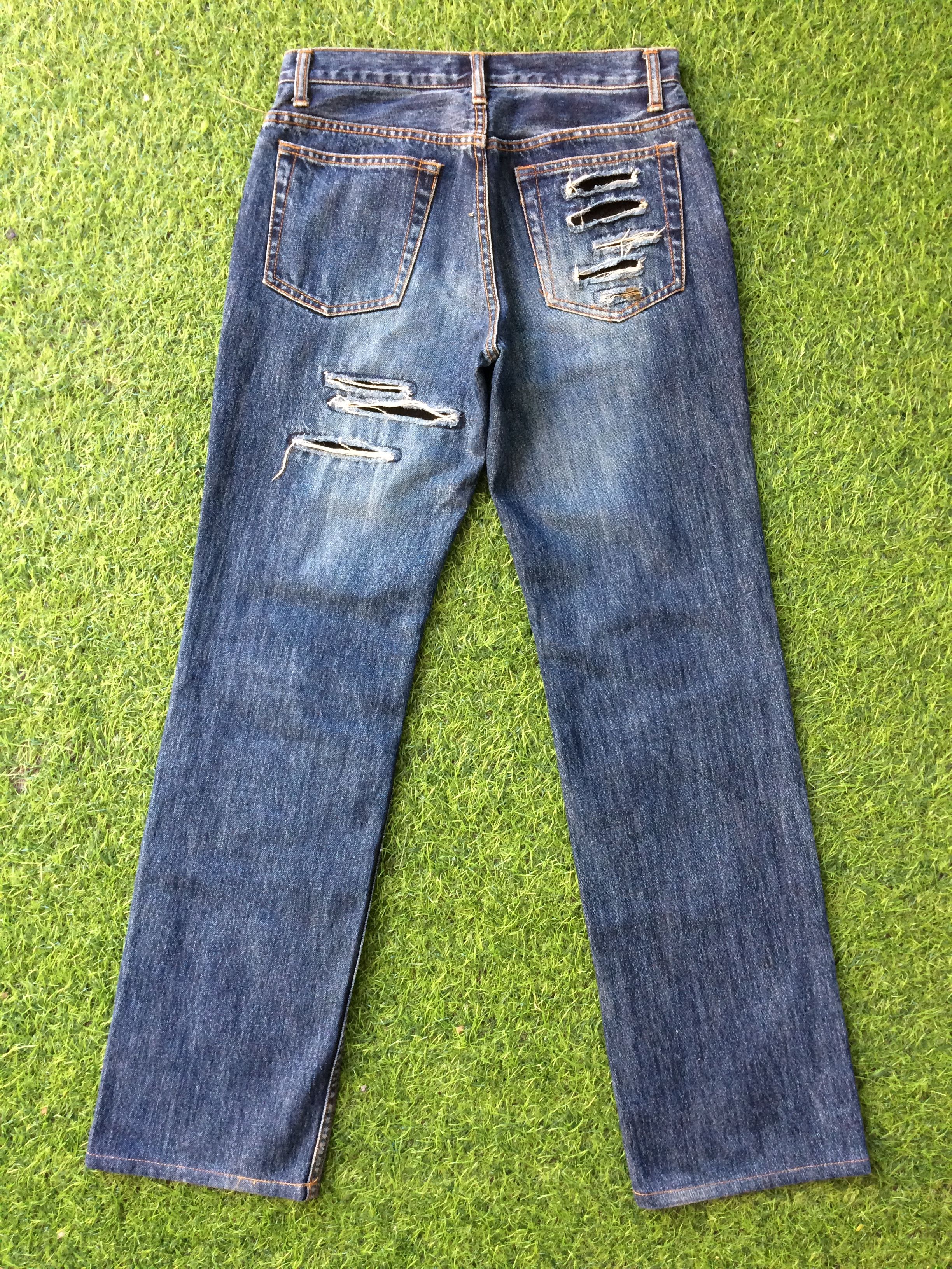 Japanese Brand Japanese Distressed Denim #D-185 Size 28" / US 6 / IT 42 - 2 Thumbnail