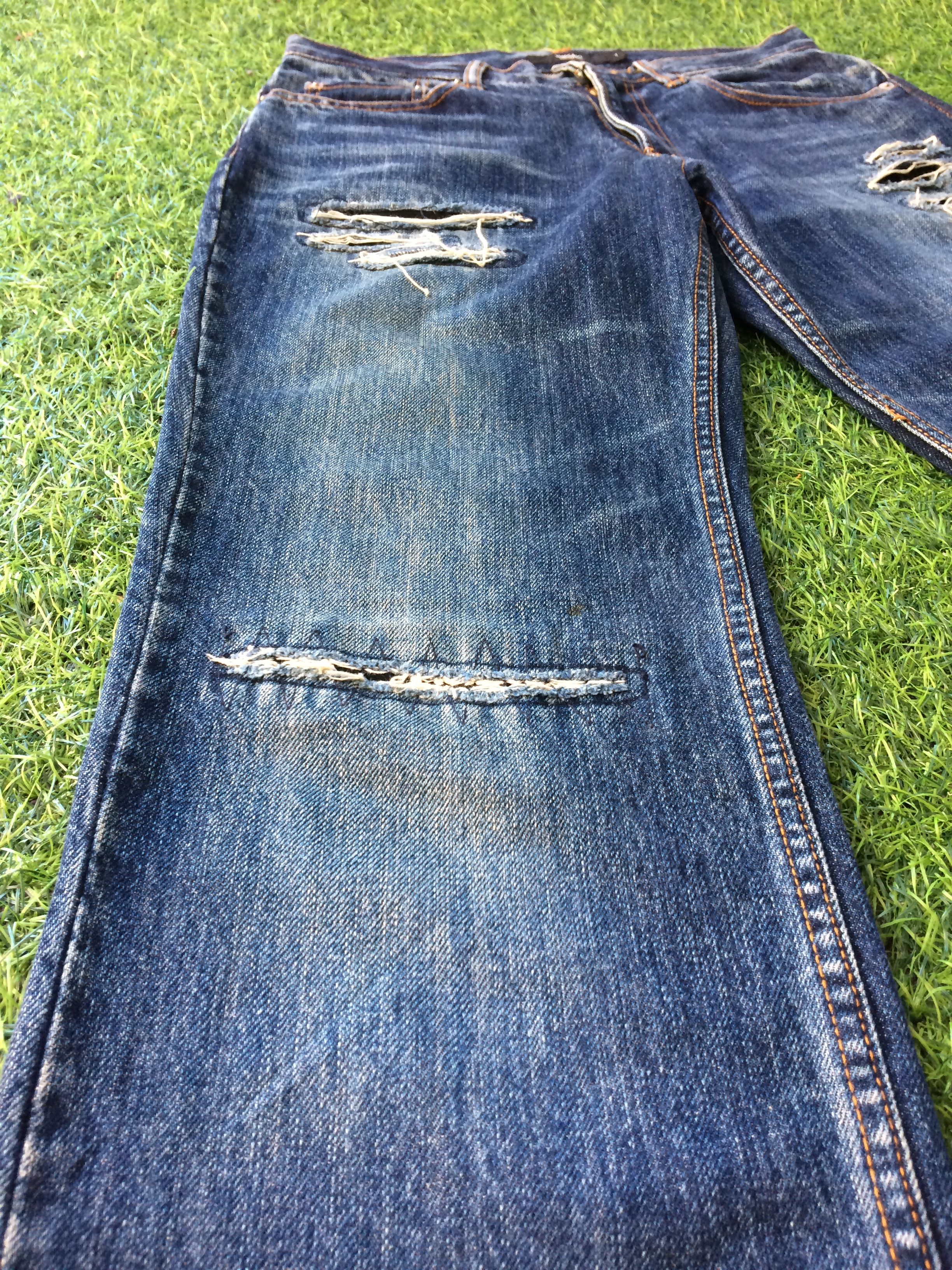 Japanese Brand Japanese Distressed Denim #D-185 Size 28" / US 6 / IT 42 - 7 Thumbnail