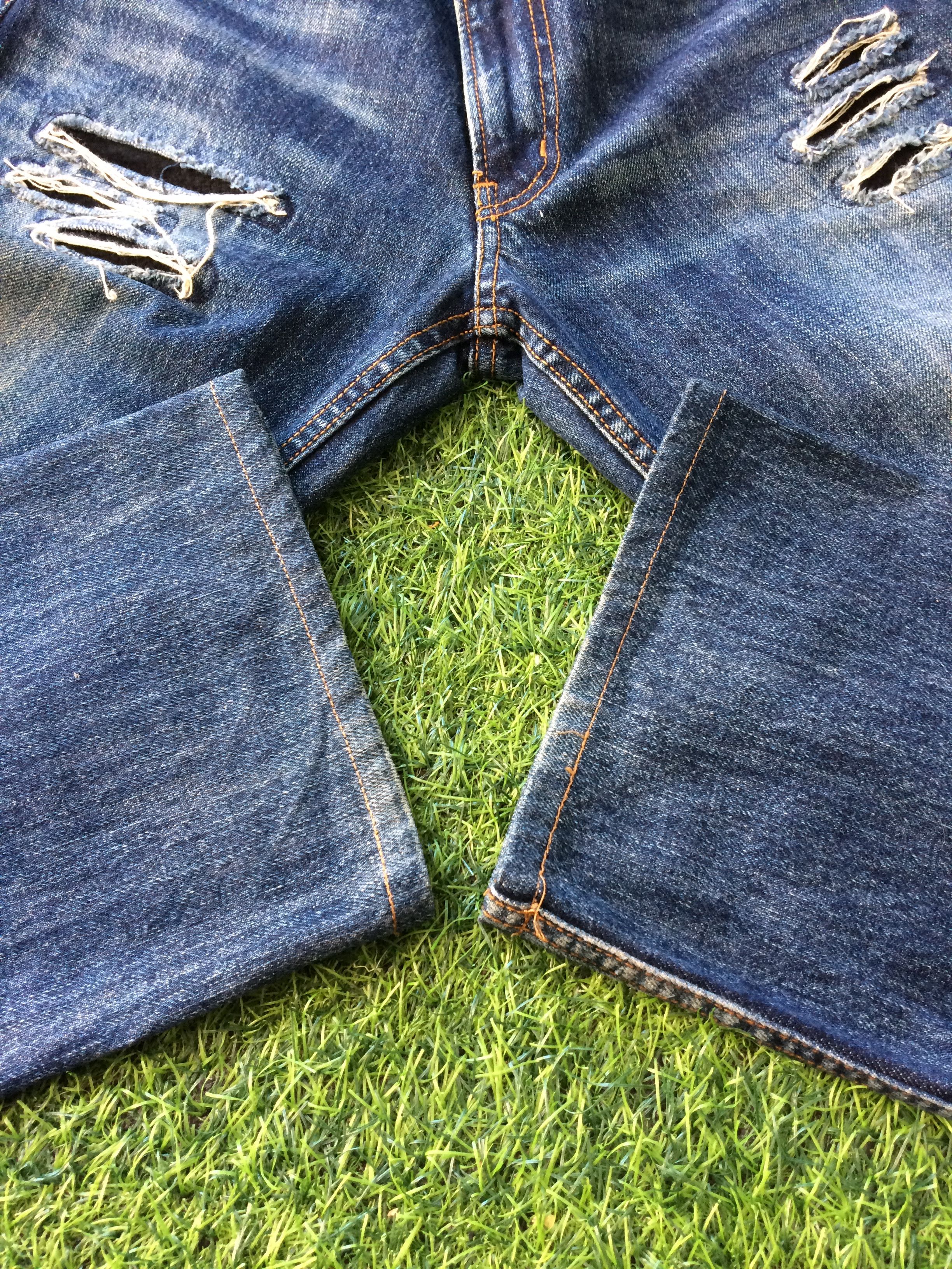 Japanese Brand Japanese Distressed Denim #D-185 Size 28" / US 6 / IT 42 - 6 Thumbnail