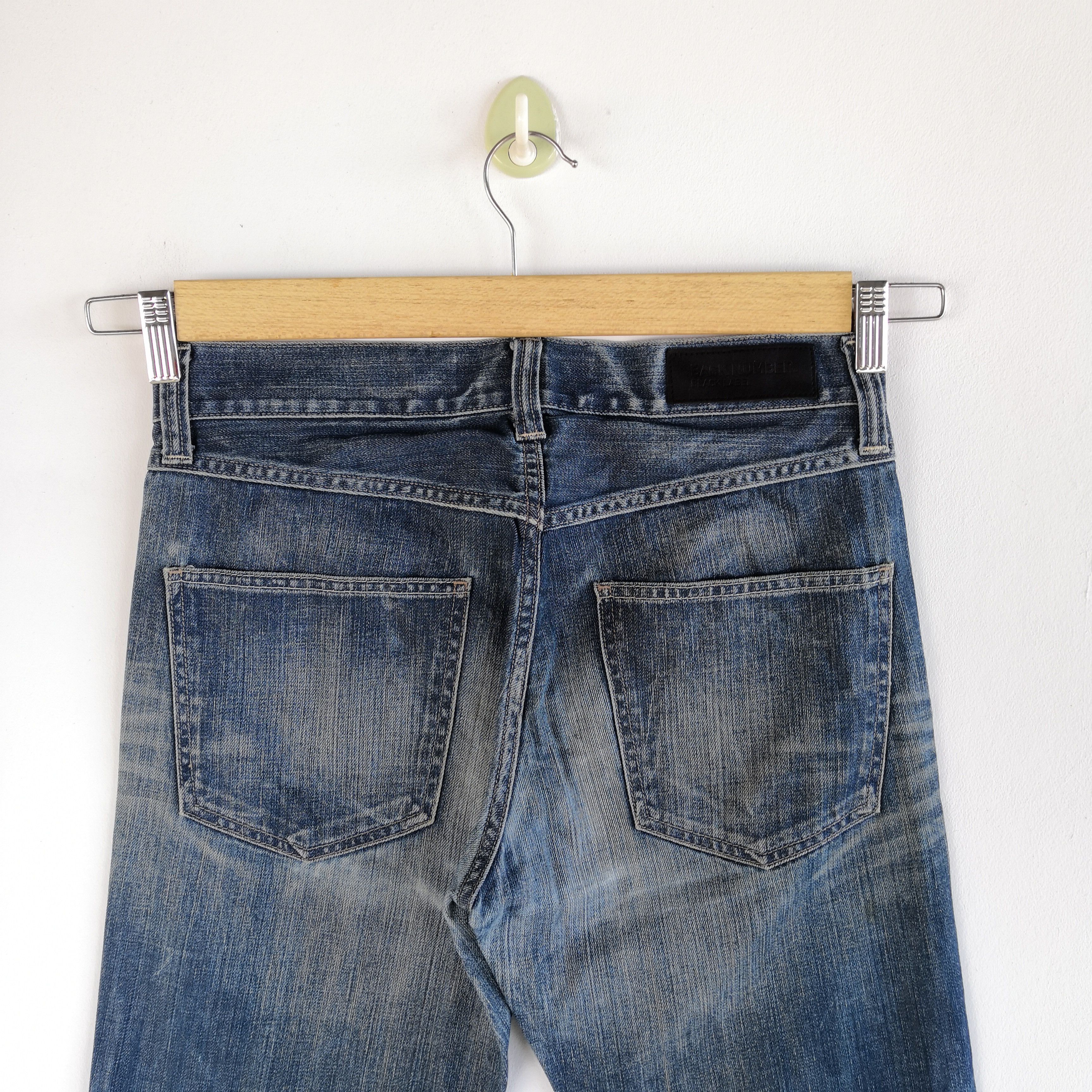 Japanese Brand Rusty Back Number Jeans Japanese Denim Pants - BS46010. Size 28" / US 6 / IT 42 - 5 Thumbnail