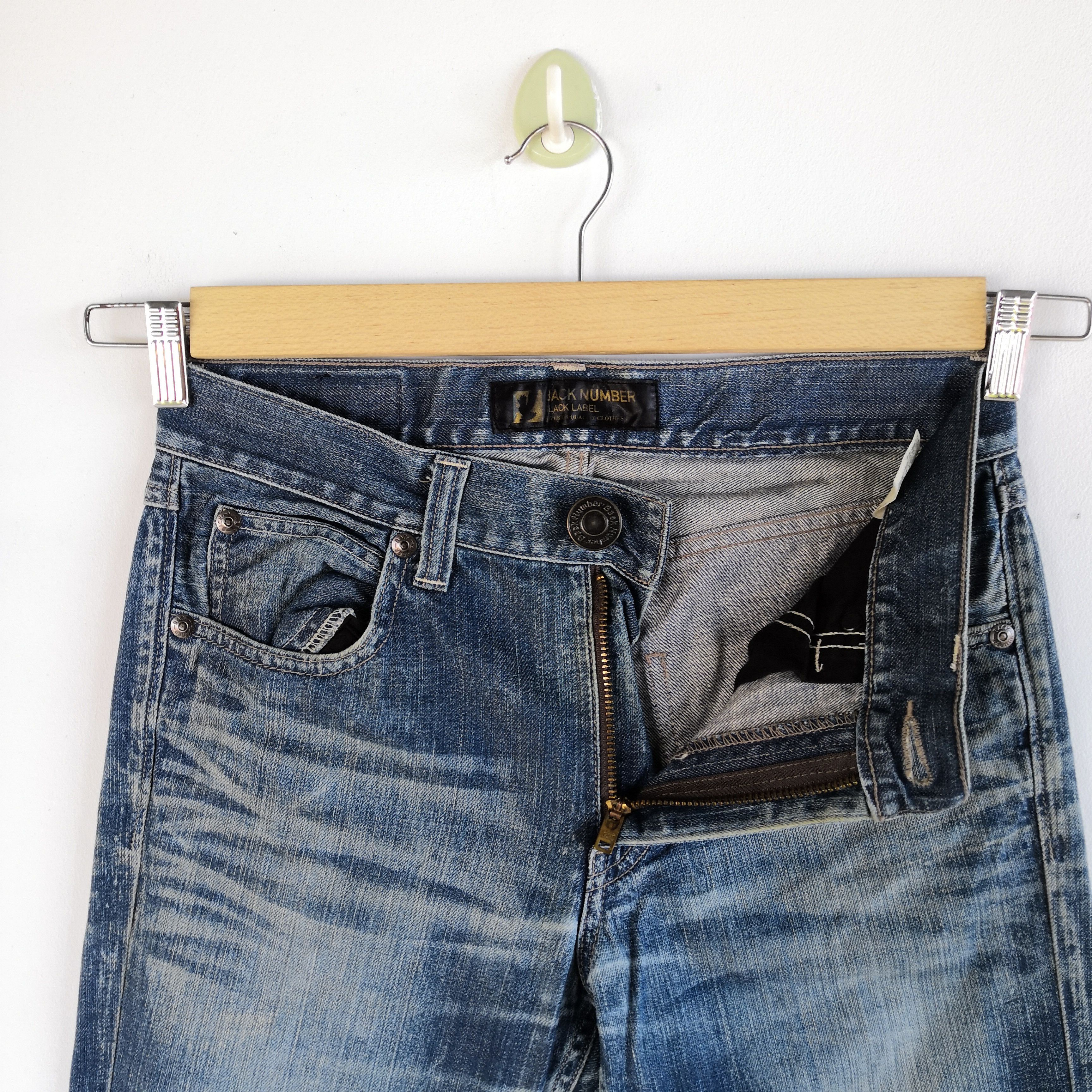 Japanese Brand Rusty Back Number Jeans Japanese Denim Pants - BS46010. Size 28" / US 6 / IT 42 - 9 Thumbnail