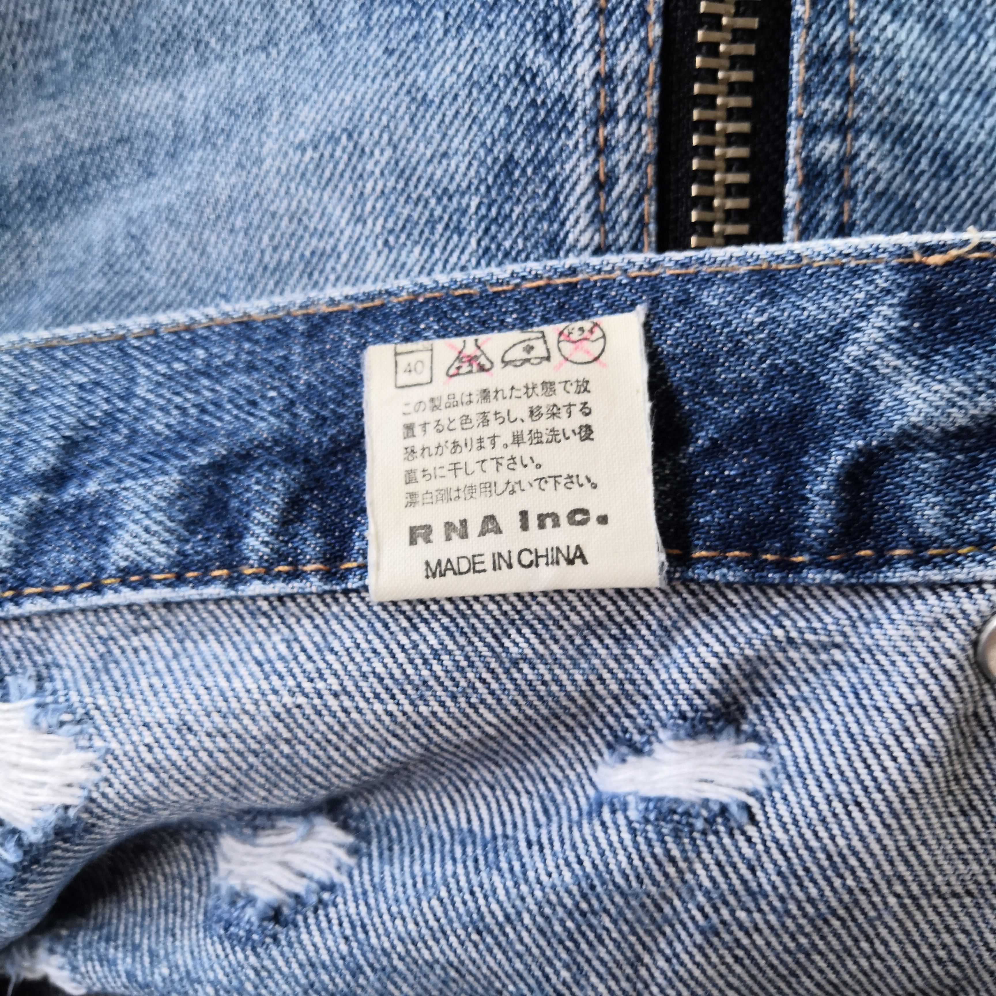 Japanese Brand Seditionaries Hard Core Denim Pants Multi Zipper Punk Jeans Size US 32 / EU 48 - 19 Thumbnail