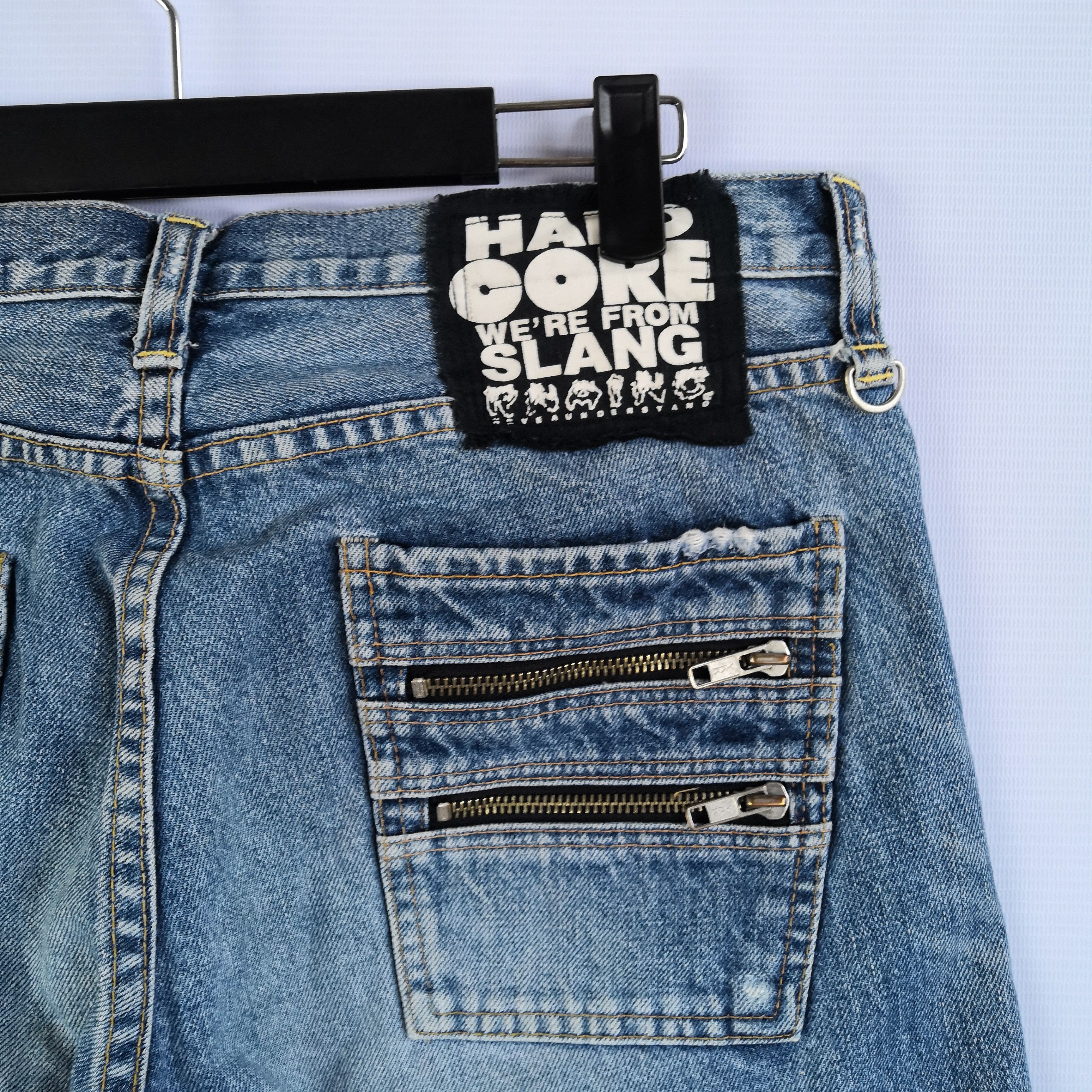 Japanese Brand Seditionaries Hard Core Denim Pants Multi Zipper Punk Jeans Size US 32 / EU 48 - 9 Thumbnail