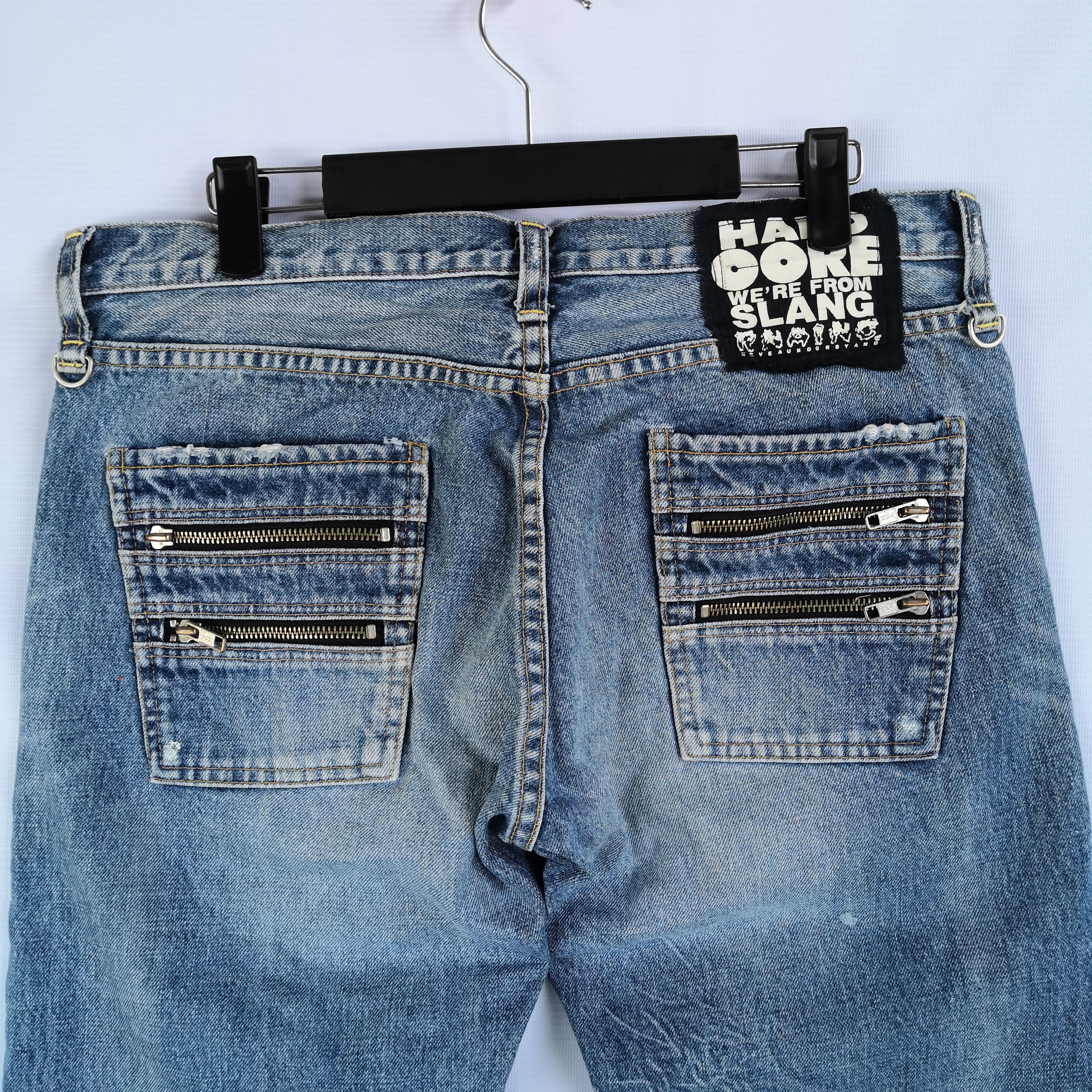 Japanese Brand Seditionaries Hard Core Denim Pants Multi Zipper Punk Jeans Size US 32 / EU 48 - 5 Thumbnail