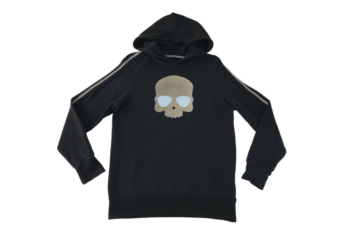 Japanese Brand Sweatshirt Hoodie Hydrogen Sportwear Big Logo Skull Design Size US M / EU 48-50 / 2 - 1 Thumbnail