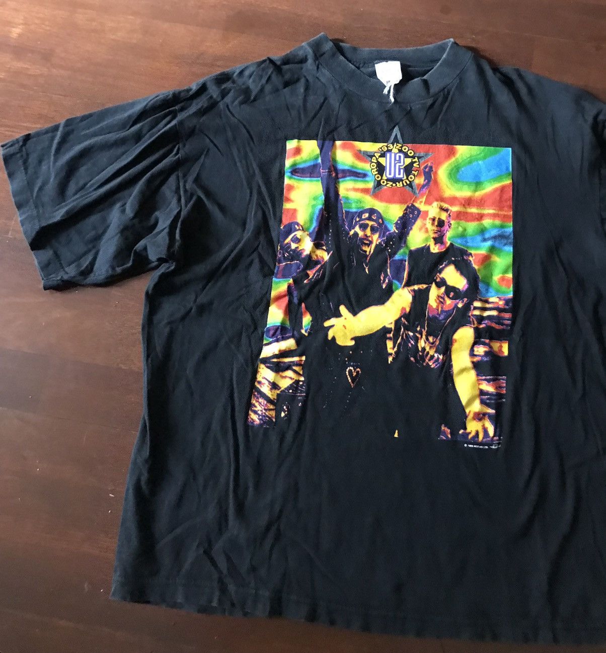 U2 zooropa orignal 1993 tour concert size xl