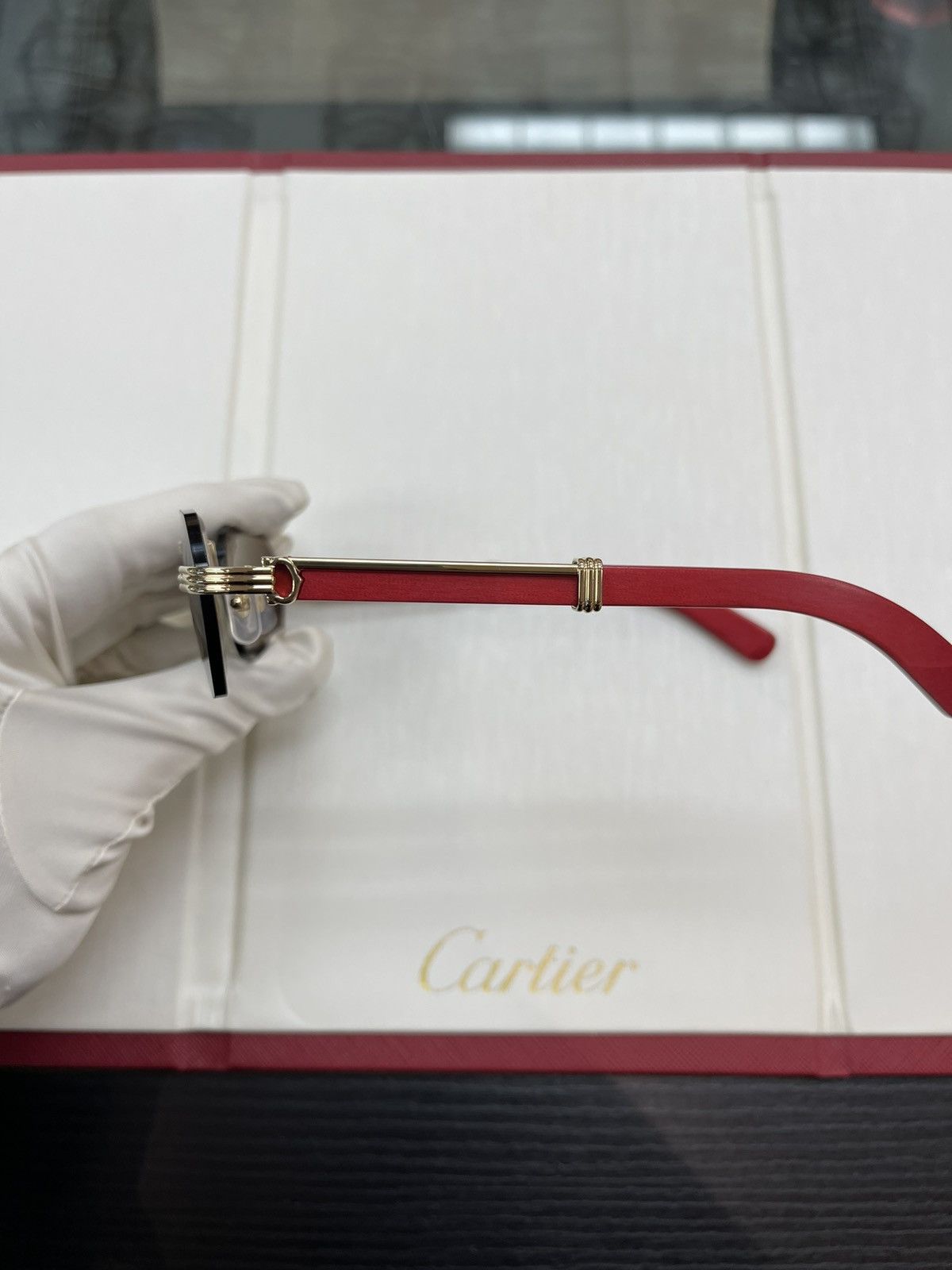 Cartier Cartier Red Woods Sunglasses 2023 Noble Collection Size ONE SIZE - 2 Thumbnail