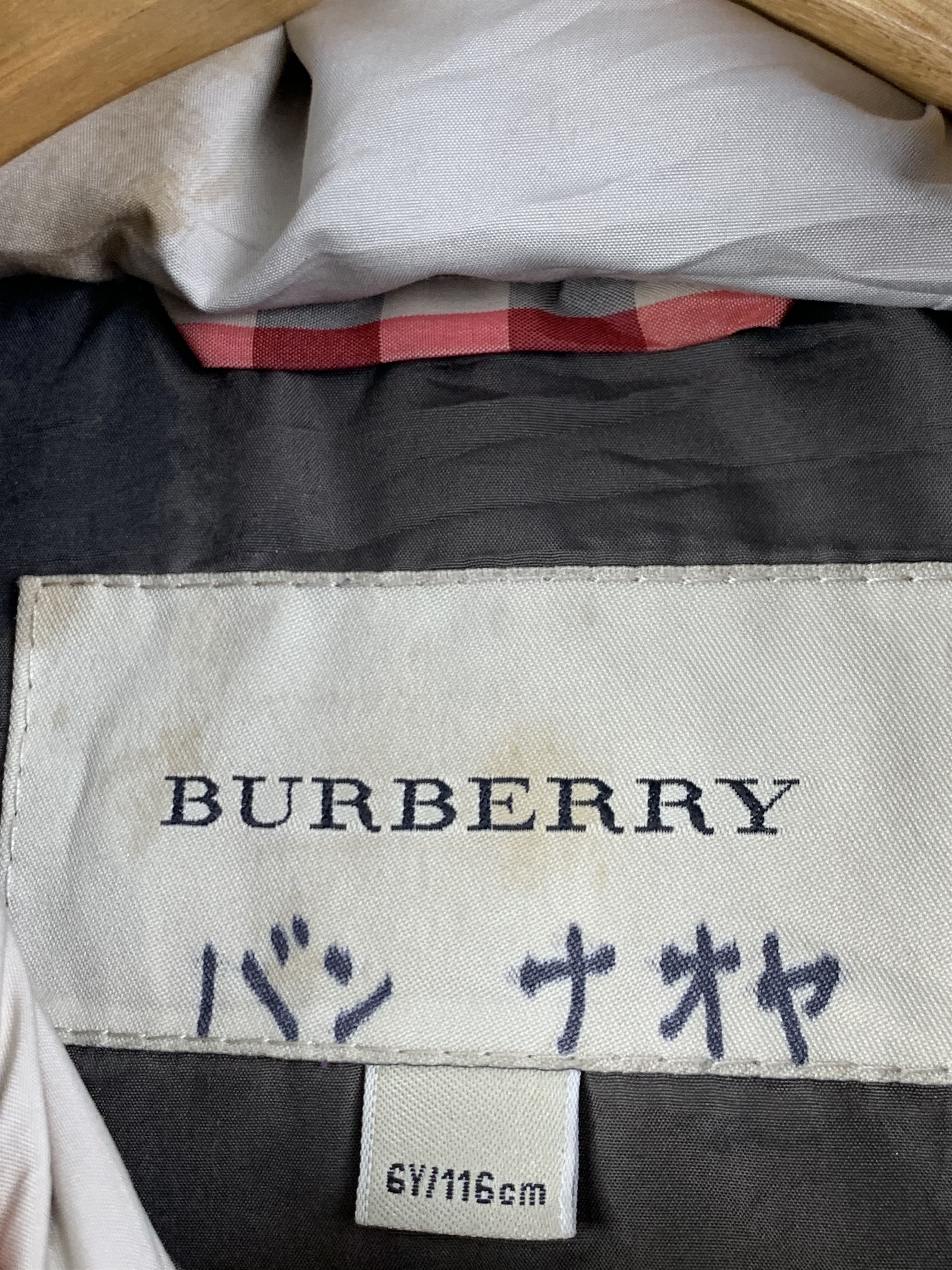 Burberry Vintage BURBERRY Kids Puffer Hoodie Zip Up Jacket Size US XXS / EU 40 - 13 Thumbnail