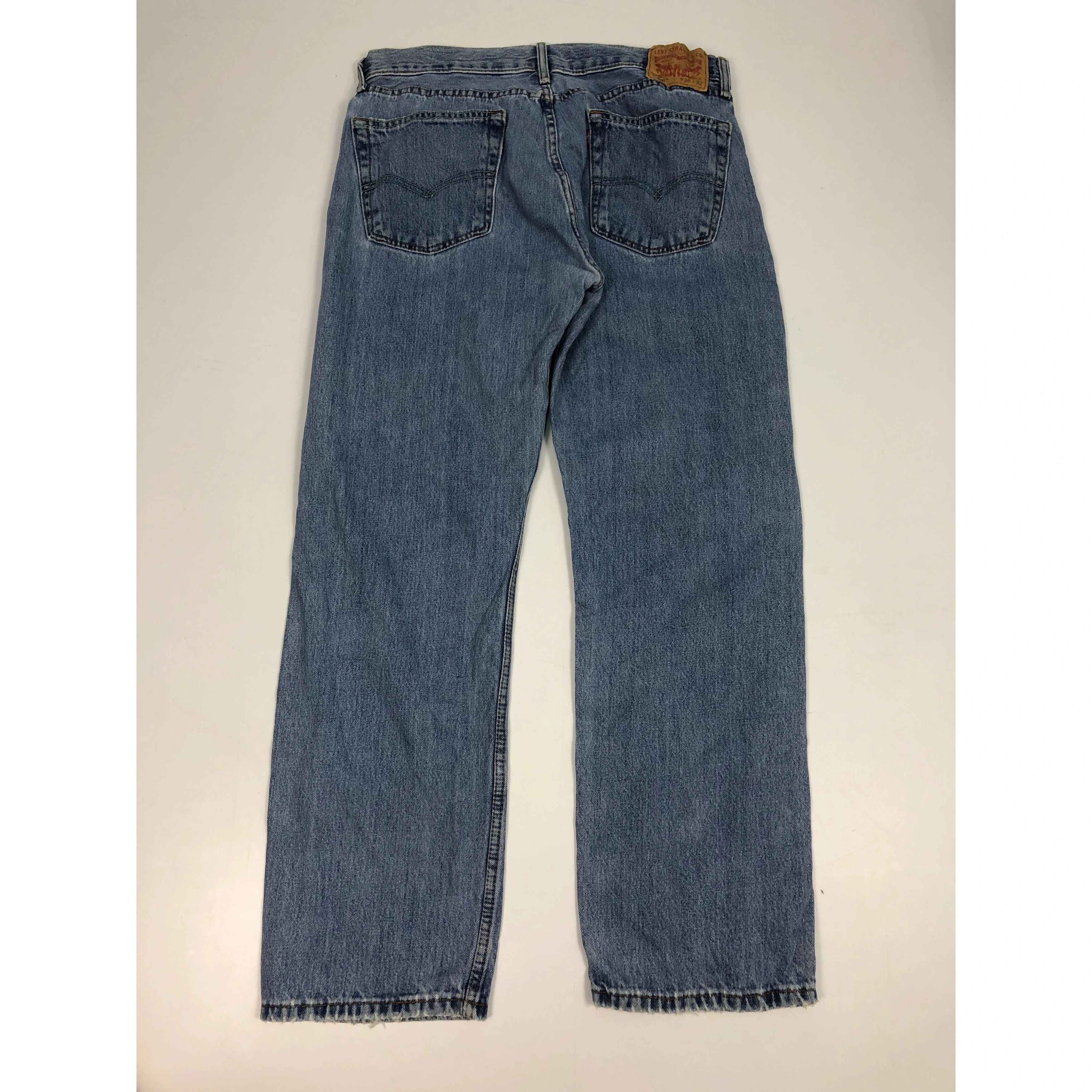 Levi's Vintage Levis 505 Faded Denim DP0069 Size US 34 / EU 50 - 3 Thumbnail