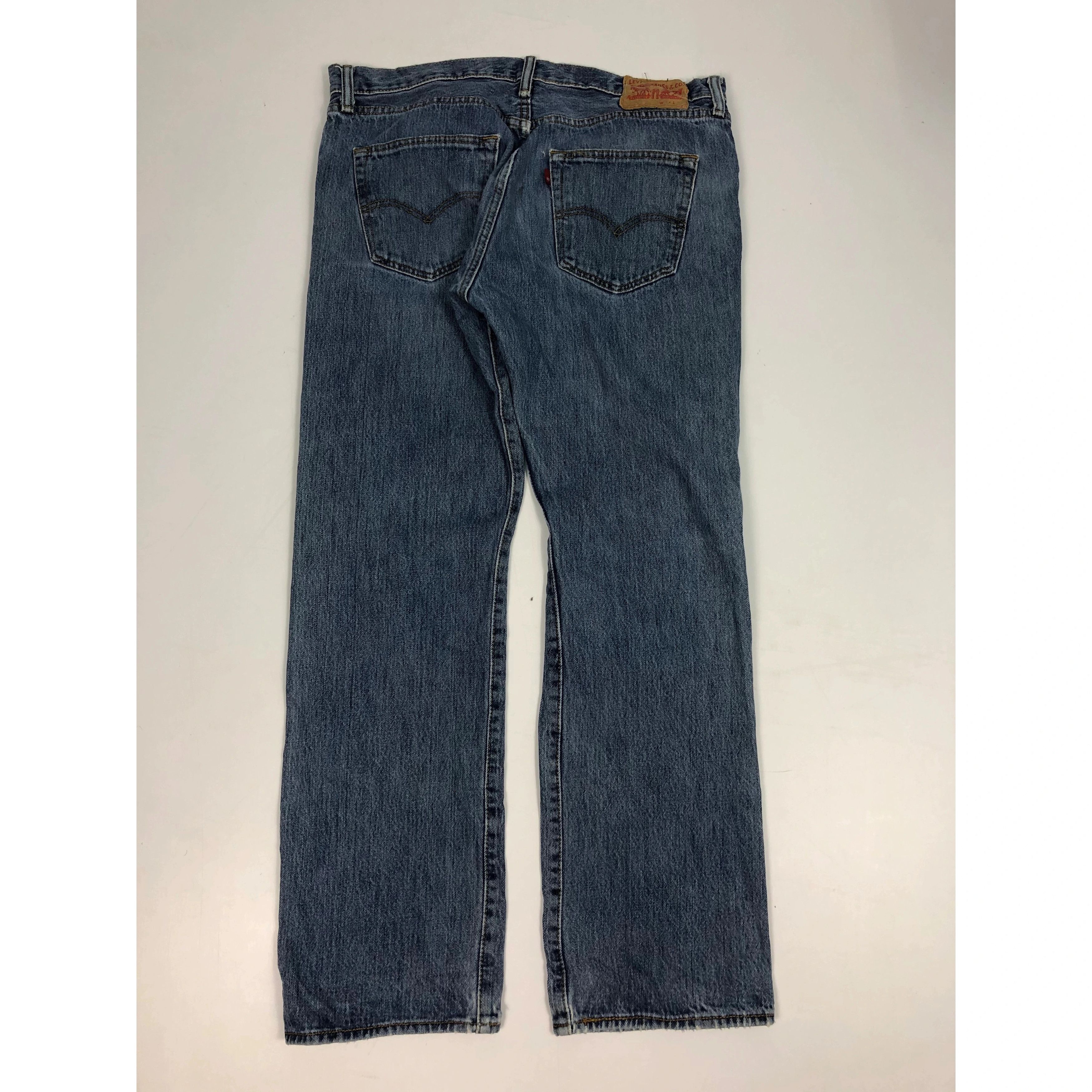 Levi's Vintage Levis 501 Distressed Faded Denim DP0074 Size US 34 / EU 50 - 3 Thumbnail