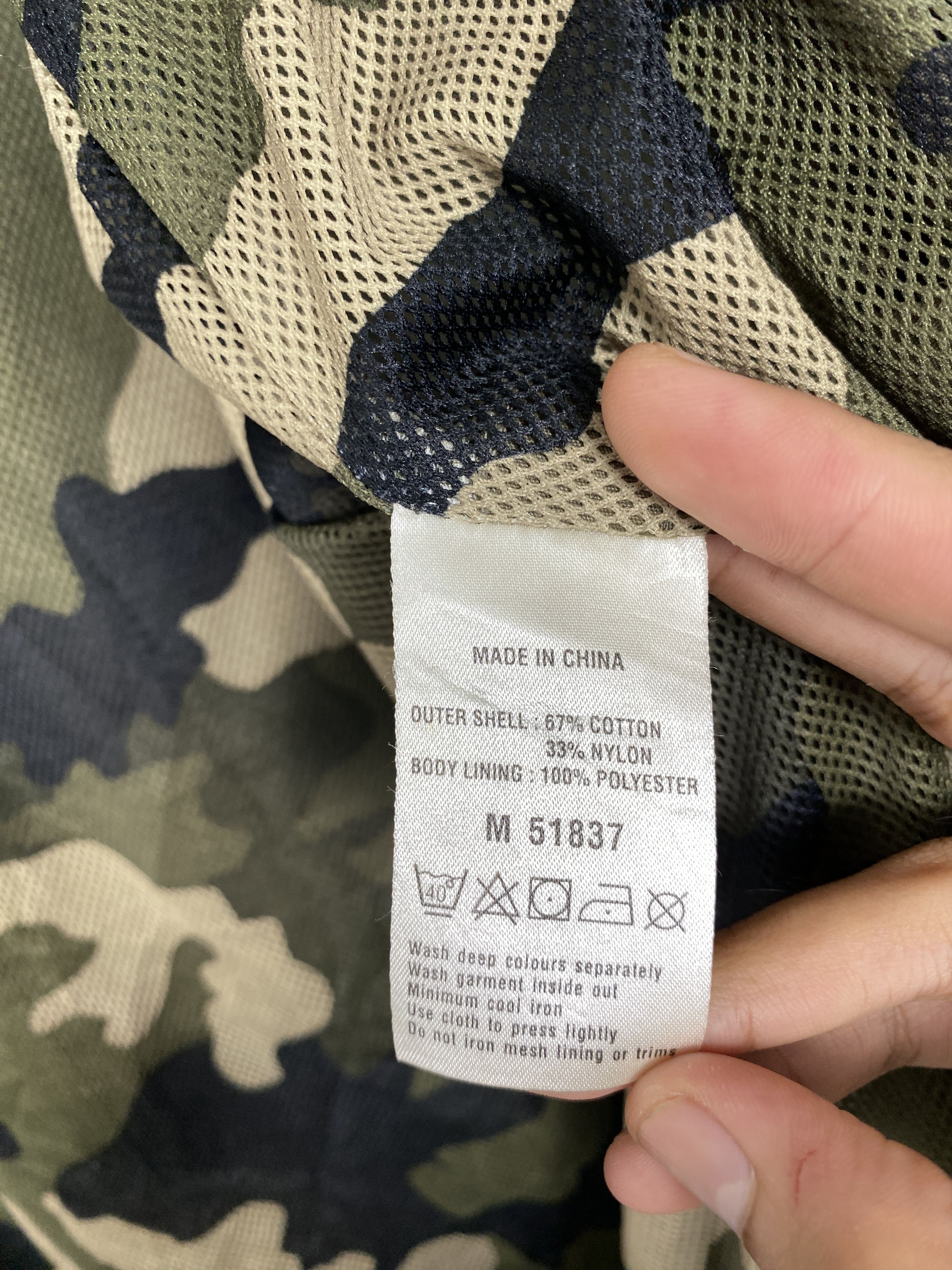 NEXT Vintage NEXT Camo Lining Full Zip Twill Canvas Jacket Size US L / EU 52-54 / 3 - 14 Thumbnail