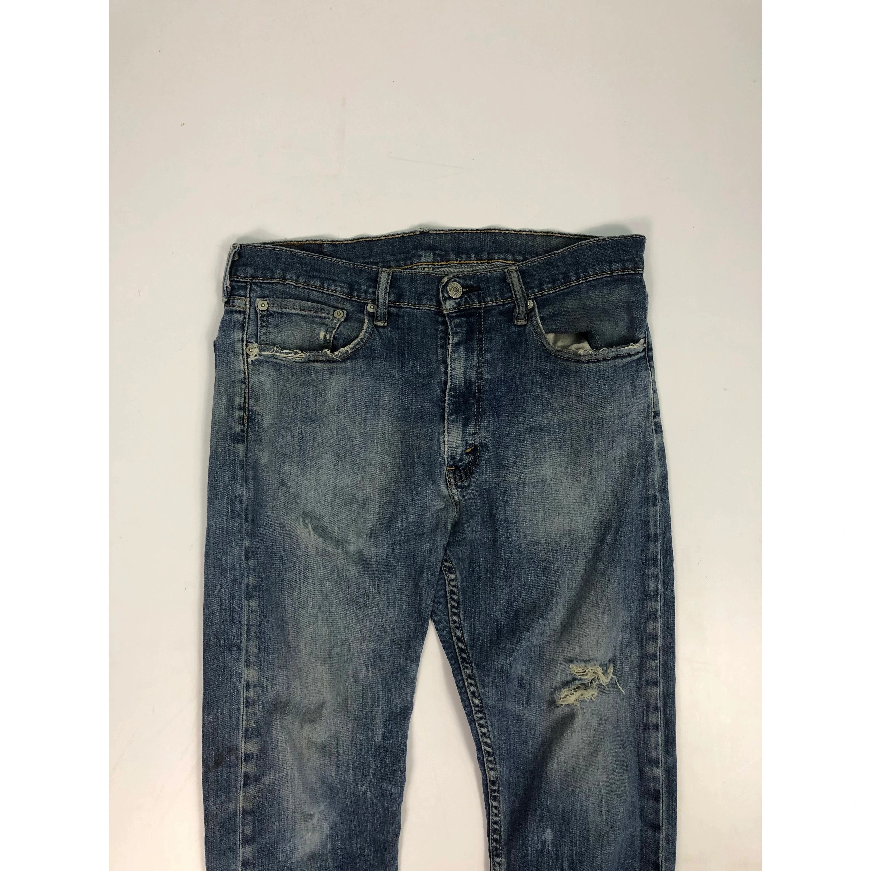 Levi's × Vintage Vintage Levis Distressed Denim DP0078 Size US 34 / EU 50 - 2 Thumbnail