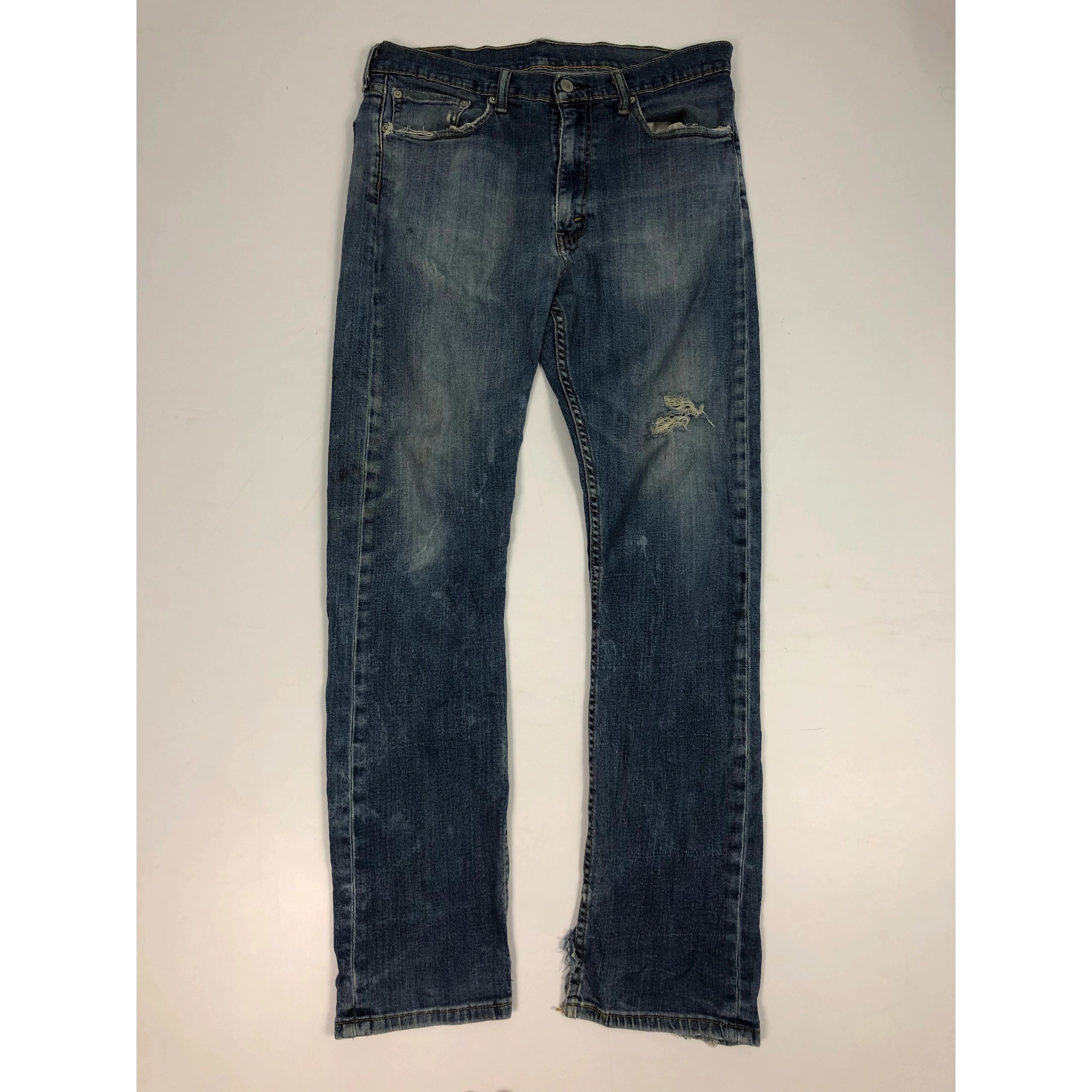 Levi's × Vintage Vintage Levis Distressed Denim DP0078 Size US 34 / EU 50 - 1 Thumbnail
