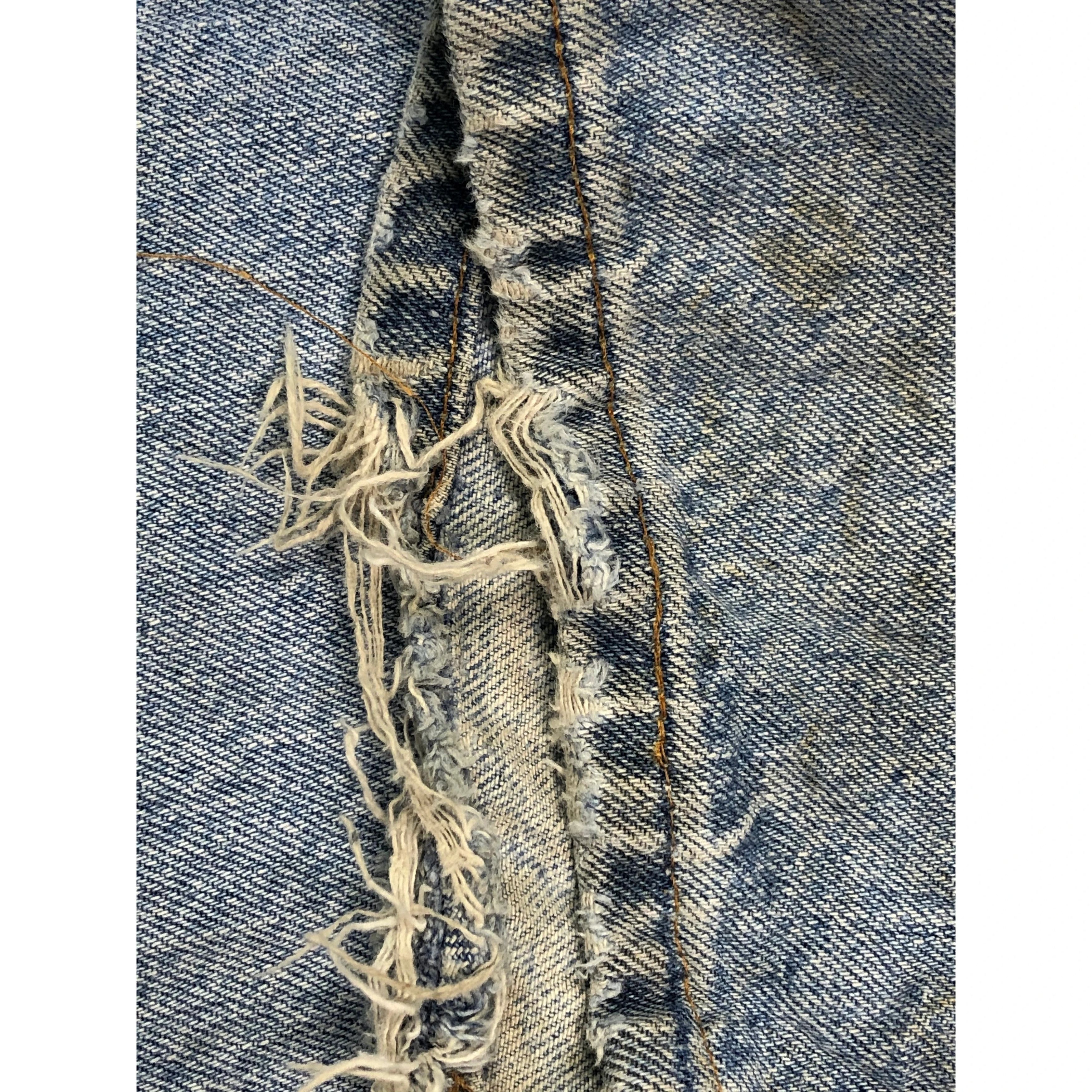 Levi's × Vintage Vintage 90s Levis 535 Distressed Denim Pant DP0070 Size US 34 / EU 50 - 8 Thumbnail