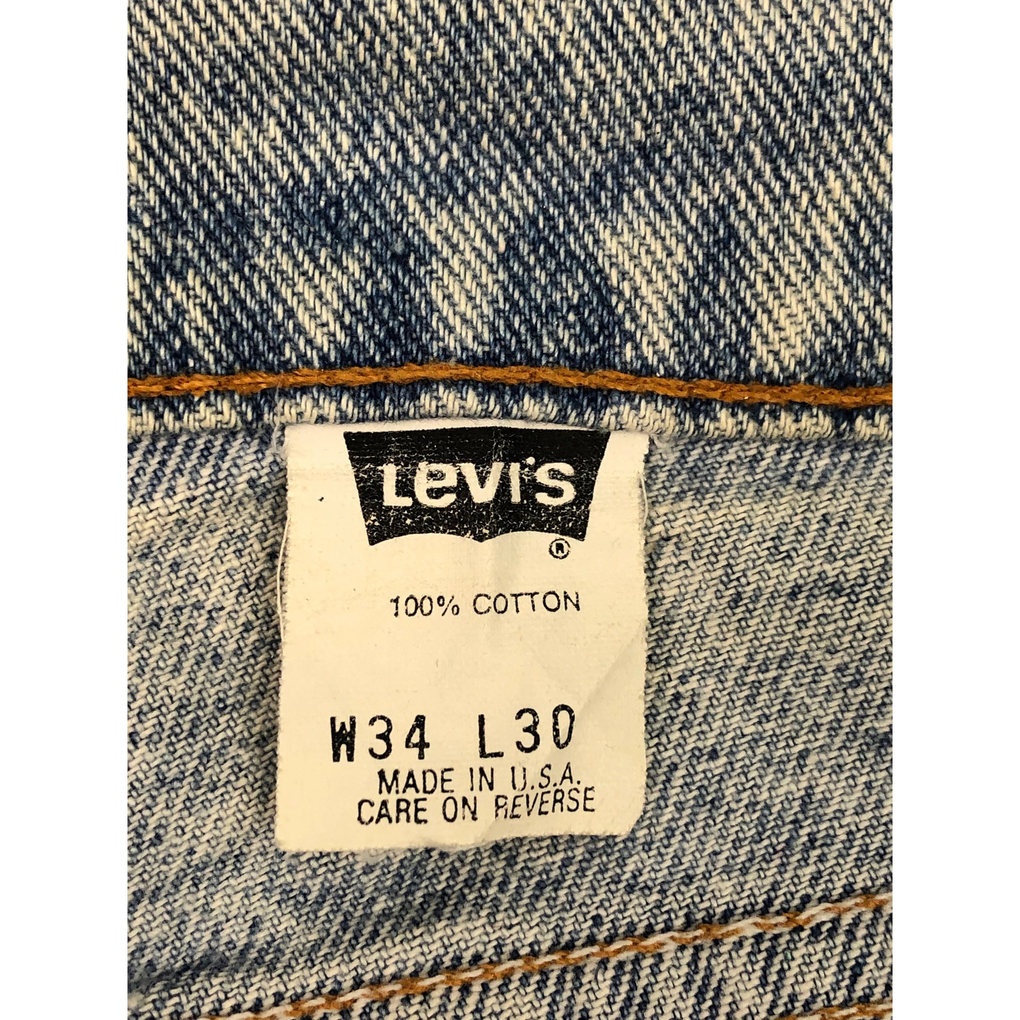 Levi's × Vintage Vintage 90s Levis 560 Made In USA Blue Denim DP0218 Size US 34 / EU 50 - 6 Thumbnail