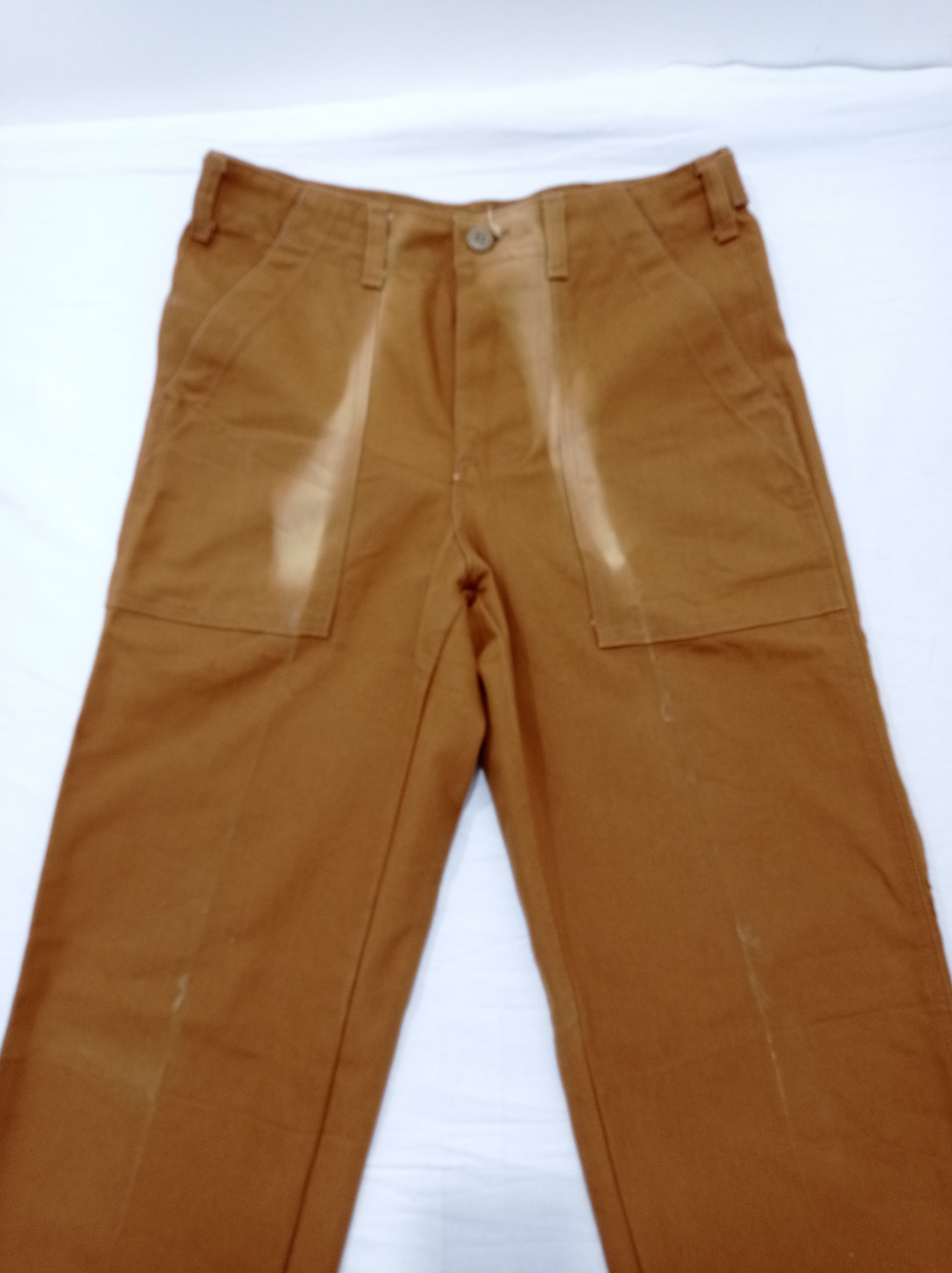 Vintage GUNG HO CRAFT WITH PRIDE USA BAKER PANTS Size US 28 / EU 44 - 6 Thumbnail
