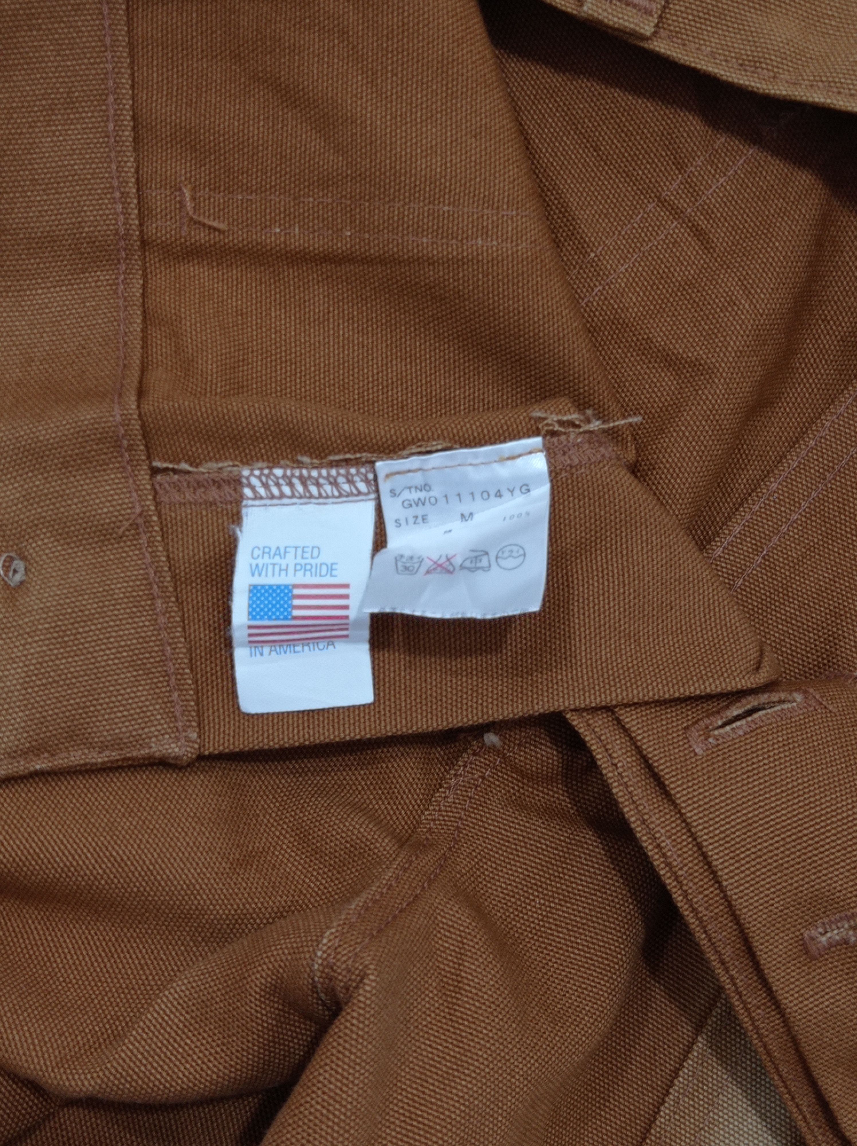 Vintage GUNG HO CRAFT WITH PRIDE USA BAKER PANTS Size US 28 / EU 44 - 4 Thumbnail