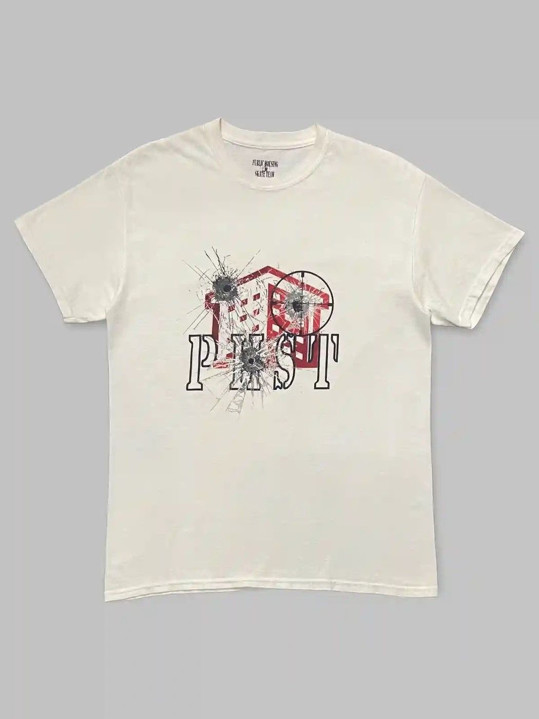 Public Housing Skate Team Sniper Target Tshirt