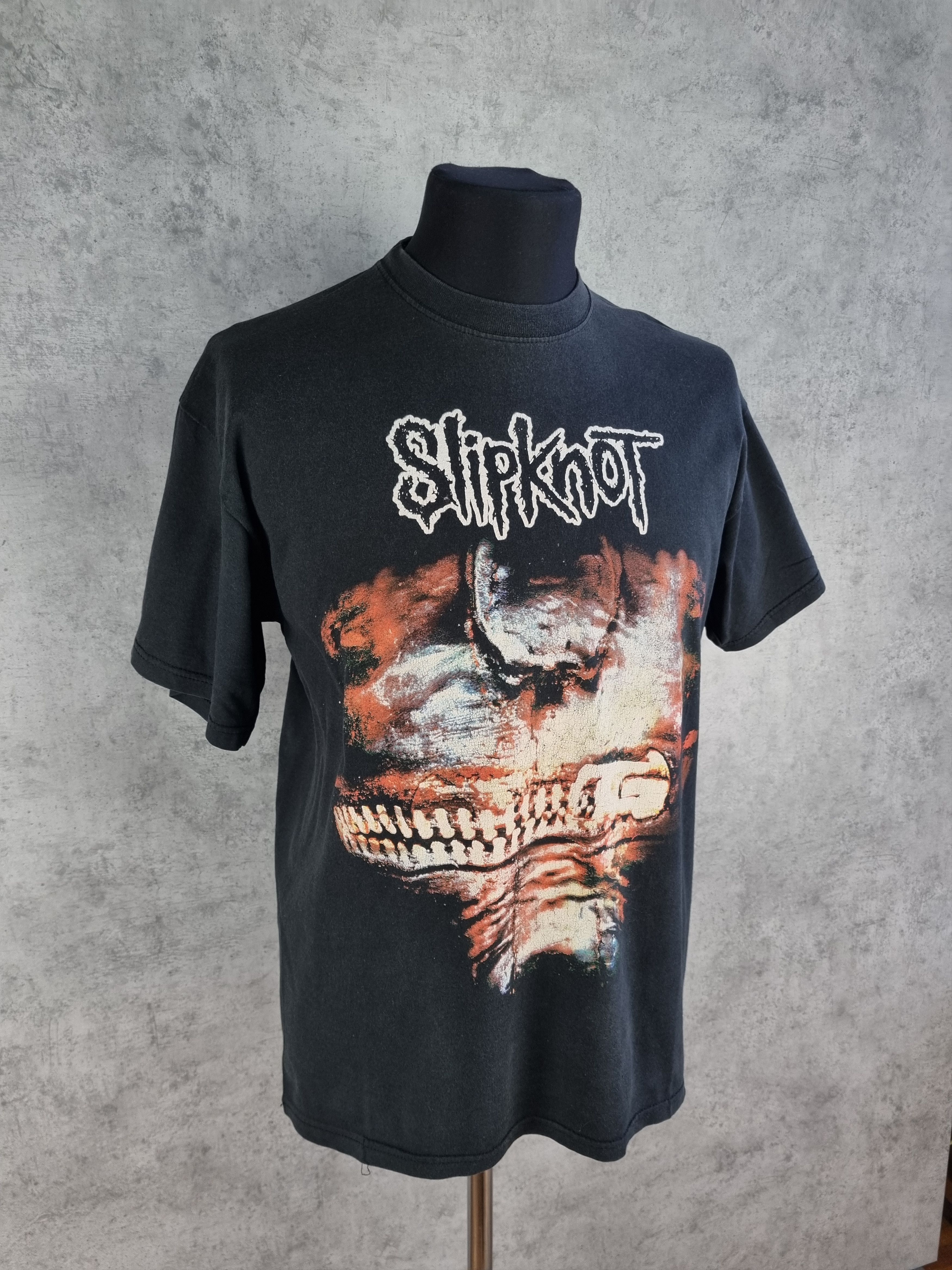 Band Tees × Vintage Rare Vintage Faded Slipknot Band Tee Shirt Size US L / EU 52-54 / 3 - 8 Thumbnail