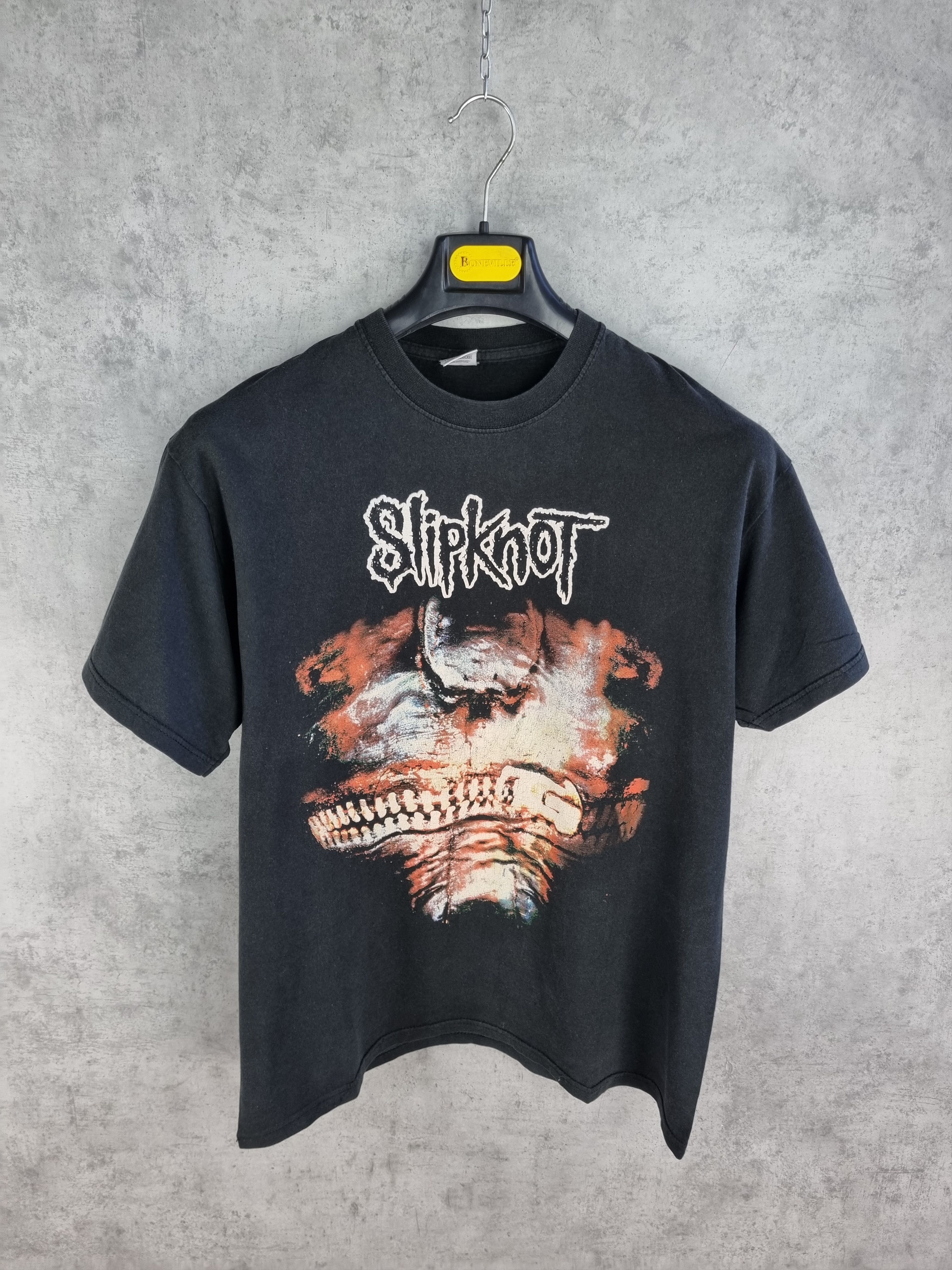 Band Tees × Vintage Rare Vintage Faded Slipknot Band Tee Shirt Size US L / EU 52-54 / 3 - 1 Thumbnail