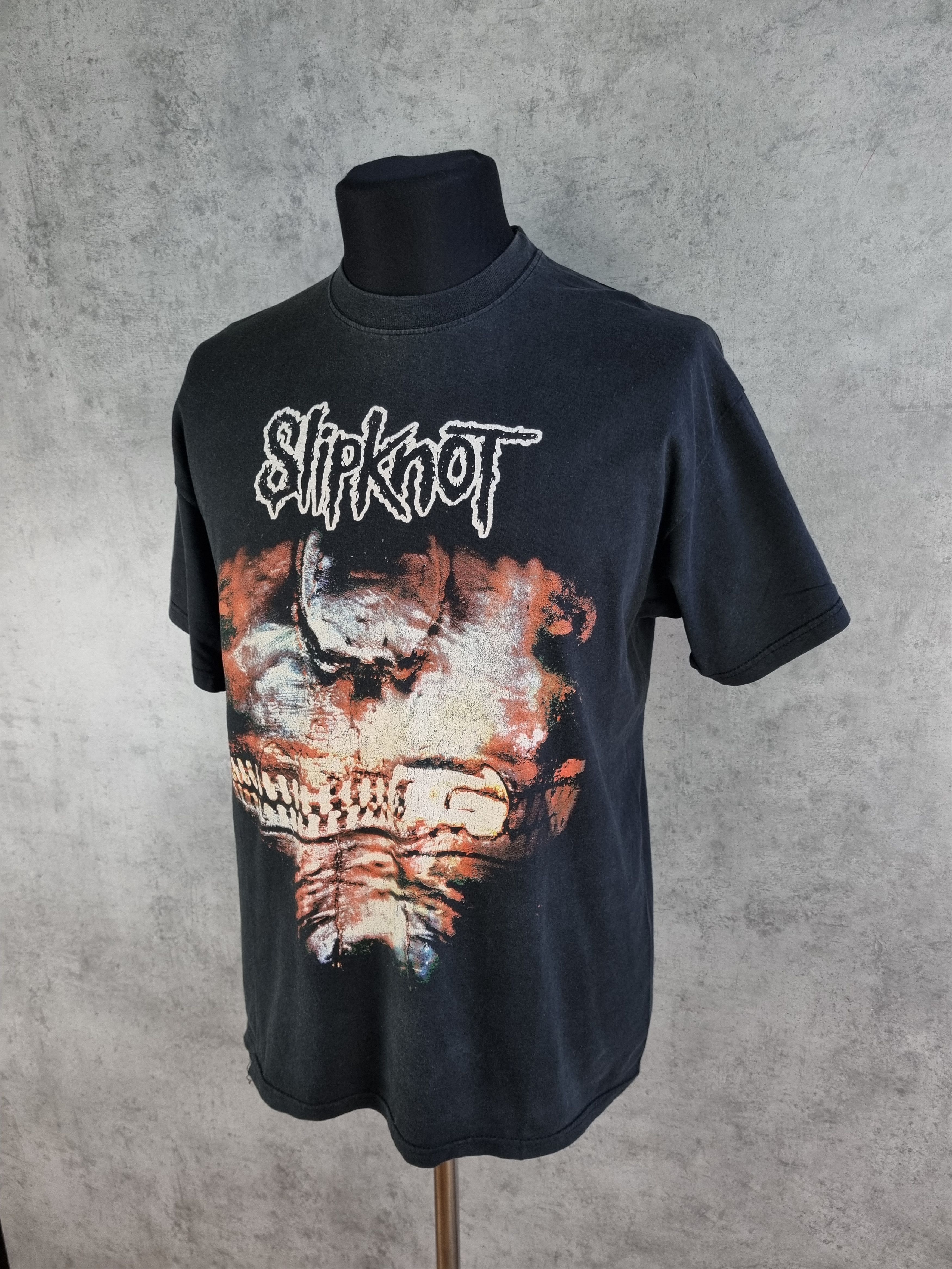 Band Tees × Vintage Rare Vintage Faded Slipknot Band Tee Shirt Size US L / EU 52-54 / 3 - 7 Thumbnail
