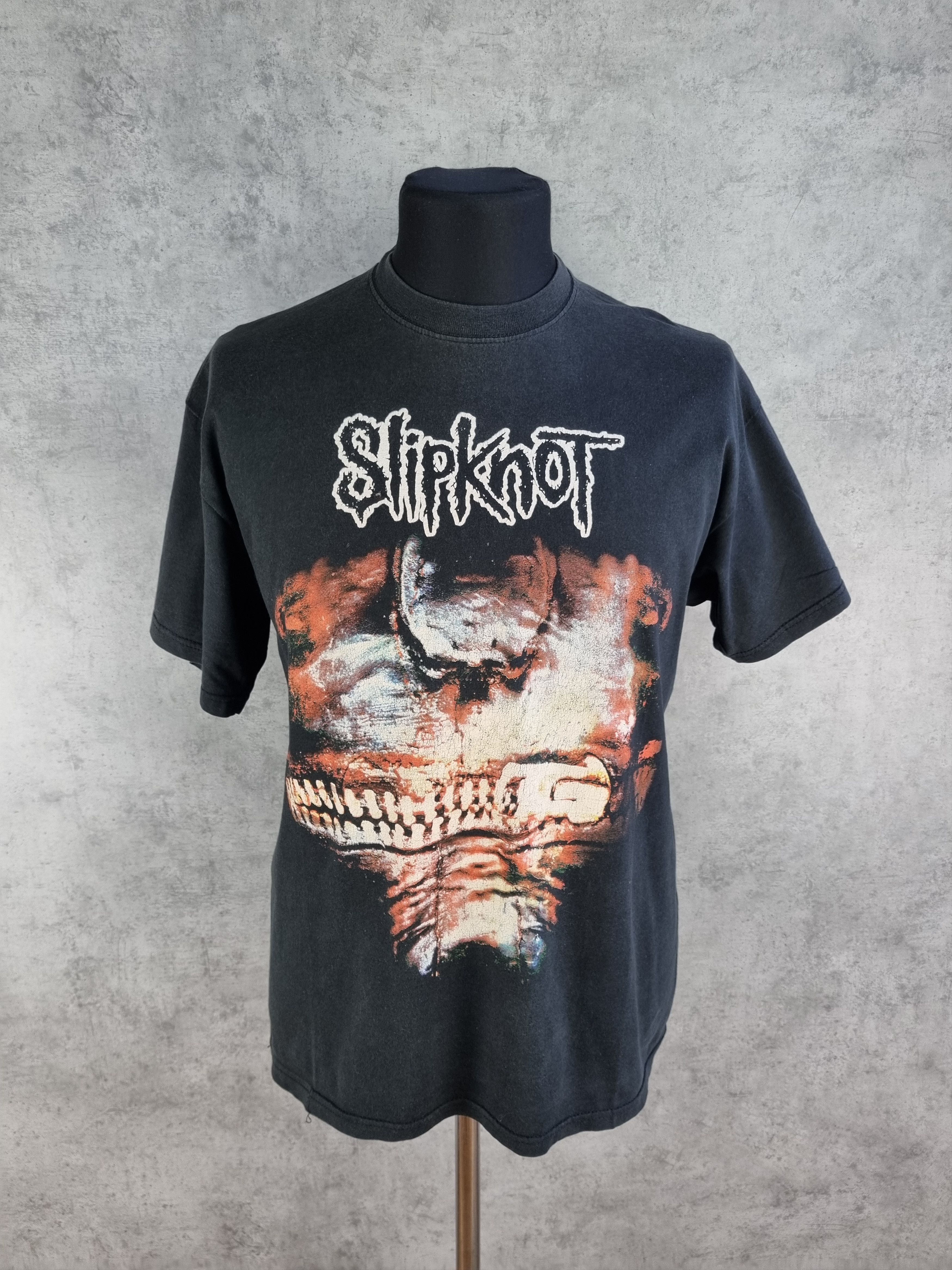 Band Tees × Vintage Rare Vintage Faded Slipknot Band Tee Shirt Size US L / EU 52-54 / 3 - 12 Thumbnail