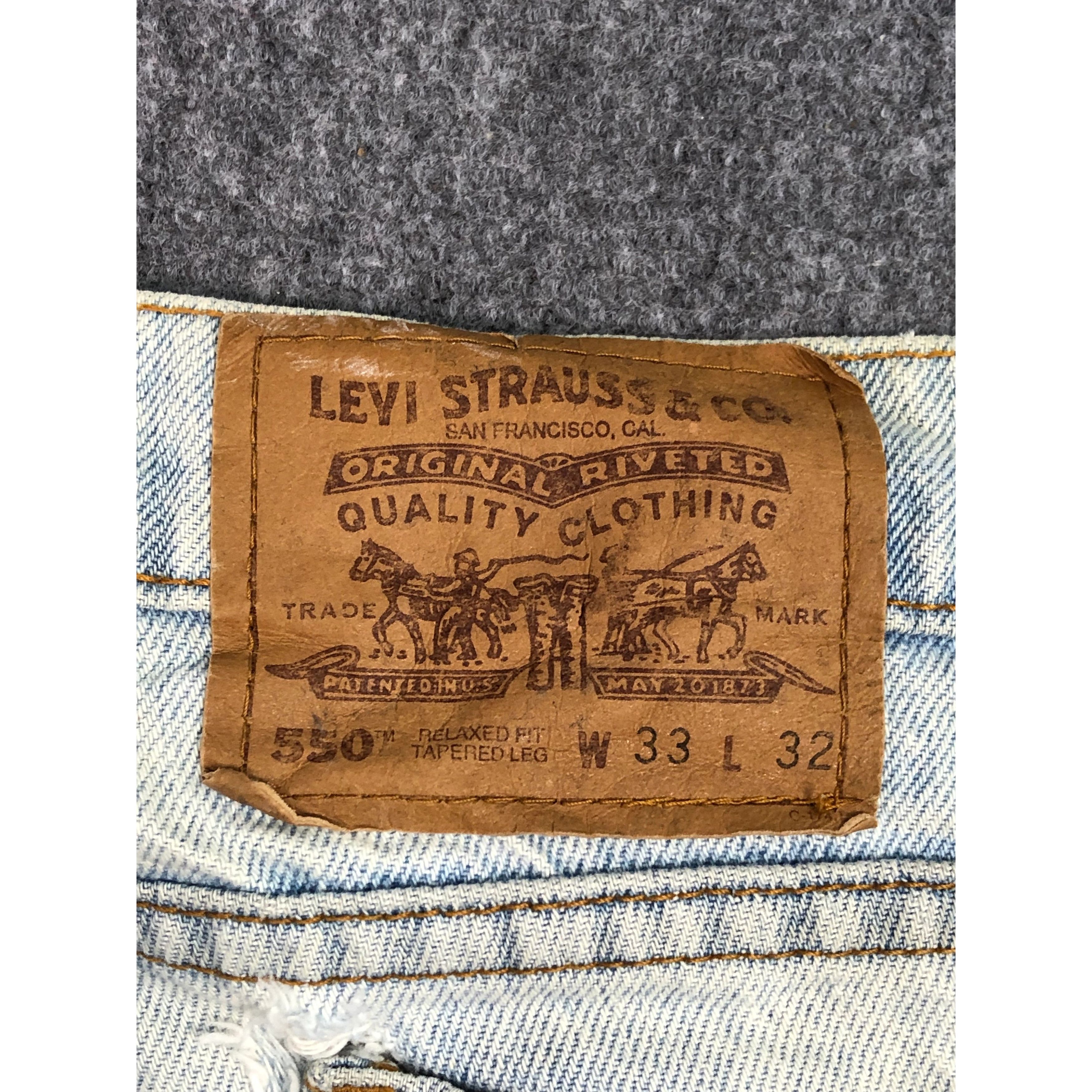 Levi's × Vintage Vintage 90s Levis 550 Lightwash Jeans DP0545 Size US 34 / EU 50 - 5 Thumbnail