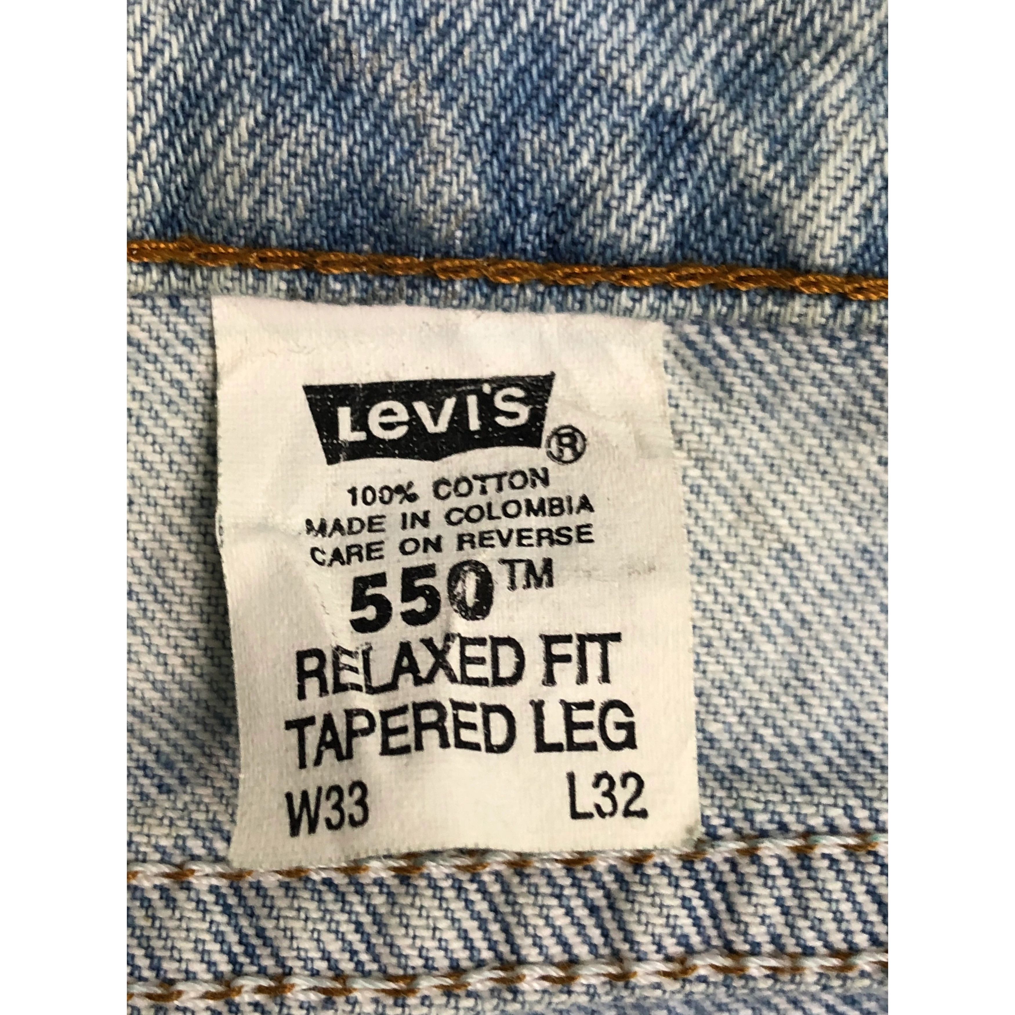 Levi's × Vintage Vintage 90s Levis 550 Lightwash Jeans DP0545 Size US 34 / EU 50 - 6 Thumbnail