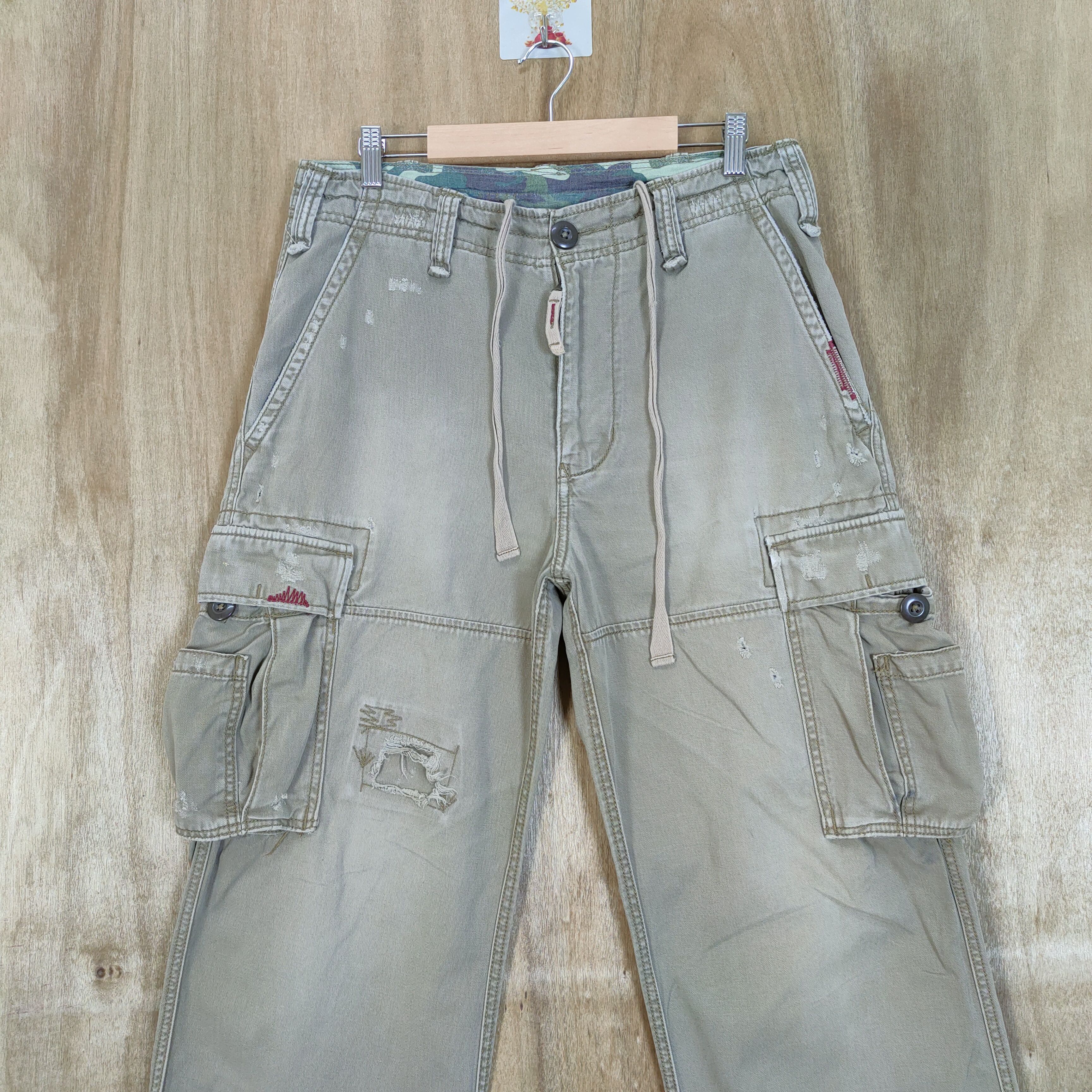 Levi's Vintage Clothing VINTAGE LEVI'S FADED BONDAGE CARGO PANTS/ PARACHUTE PANTS Size US 32 / EU 48 - 3 Thumbnail