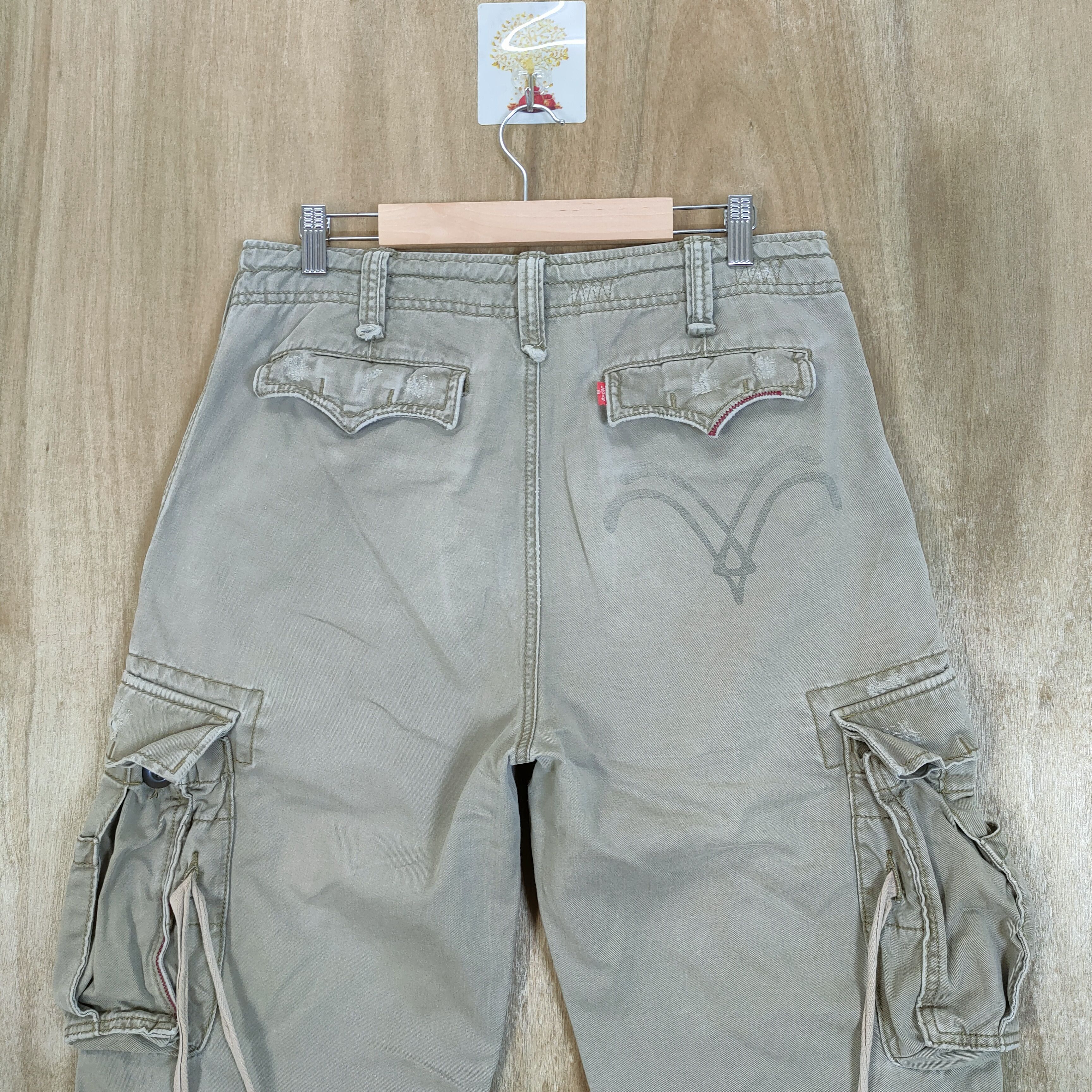 Levi's Vintage Clothing VINTAGE LEVI'S FADED BONDAGE CARGO PANTS/ PARACHUTE PANTS Size US 32 / EU 48 - 5 Thumbnail