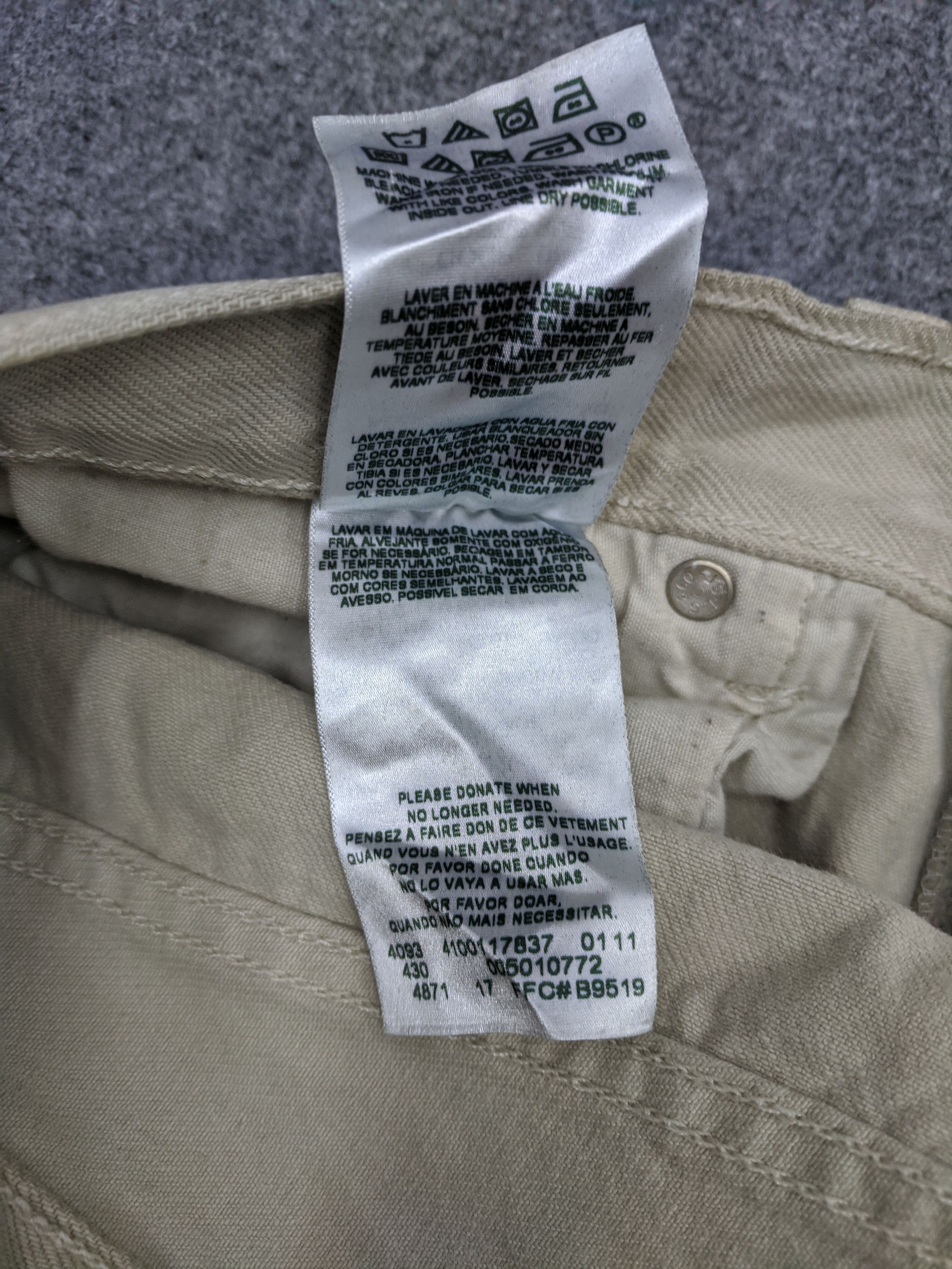 Levi's Vintage 90s Levis 501 Jeans Size US 34 / EU 50 - 13 Thumbnail