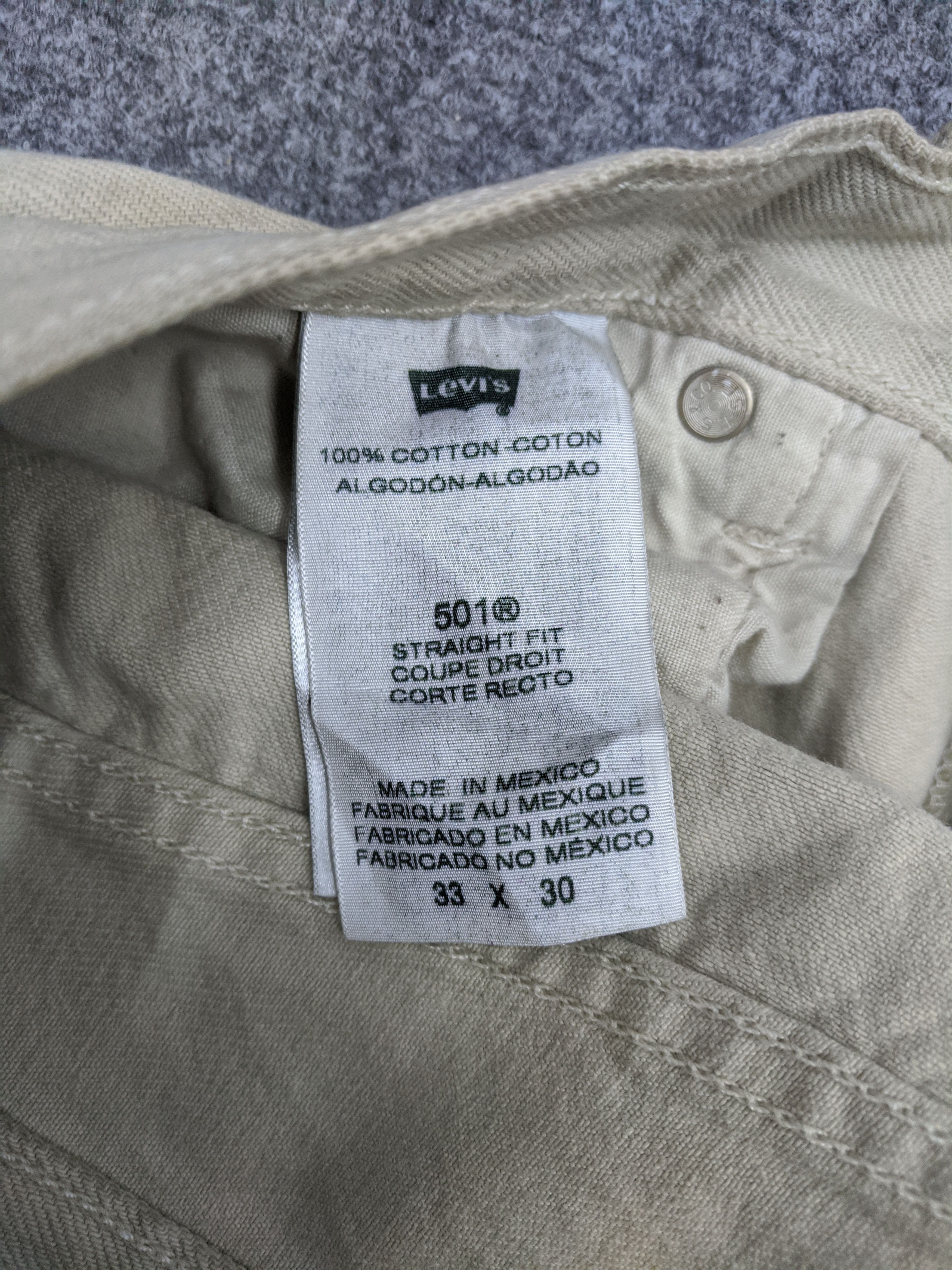 Levi's Vintage 90s Levis 501 Jeans Size US 34 / EU 50 - 12 Thumbnail