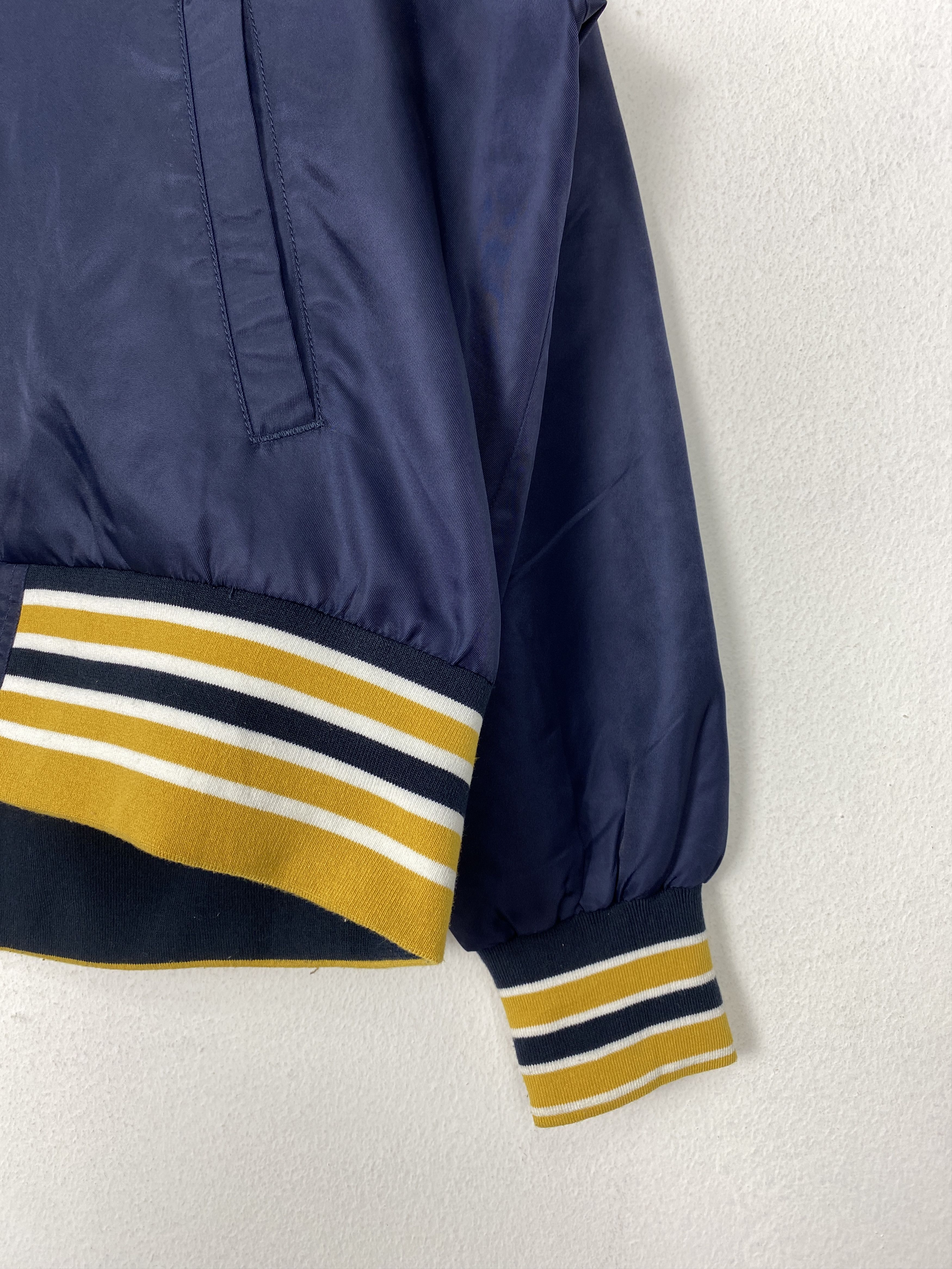 Japanese Brand Vintage Browny Button-Up Nylon Varsity Jacket Size US M / EU 48-50 / 2 - 8 Thumbnail