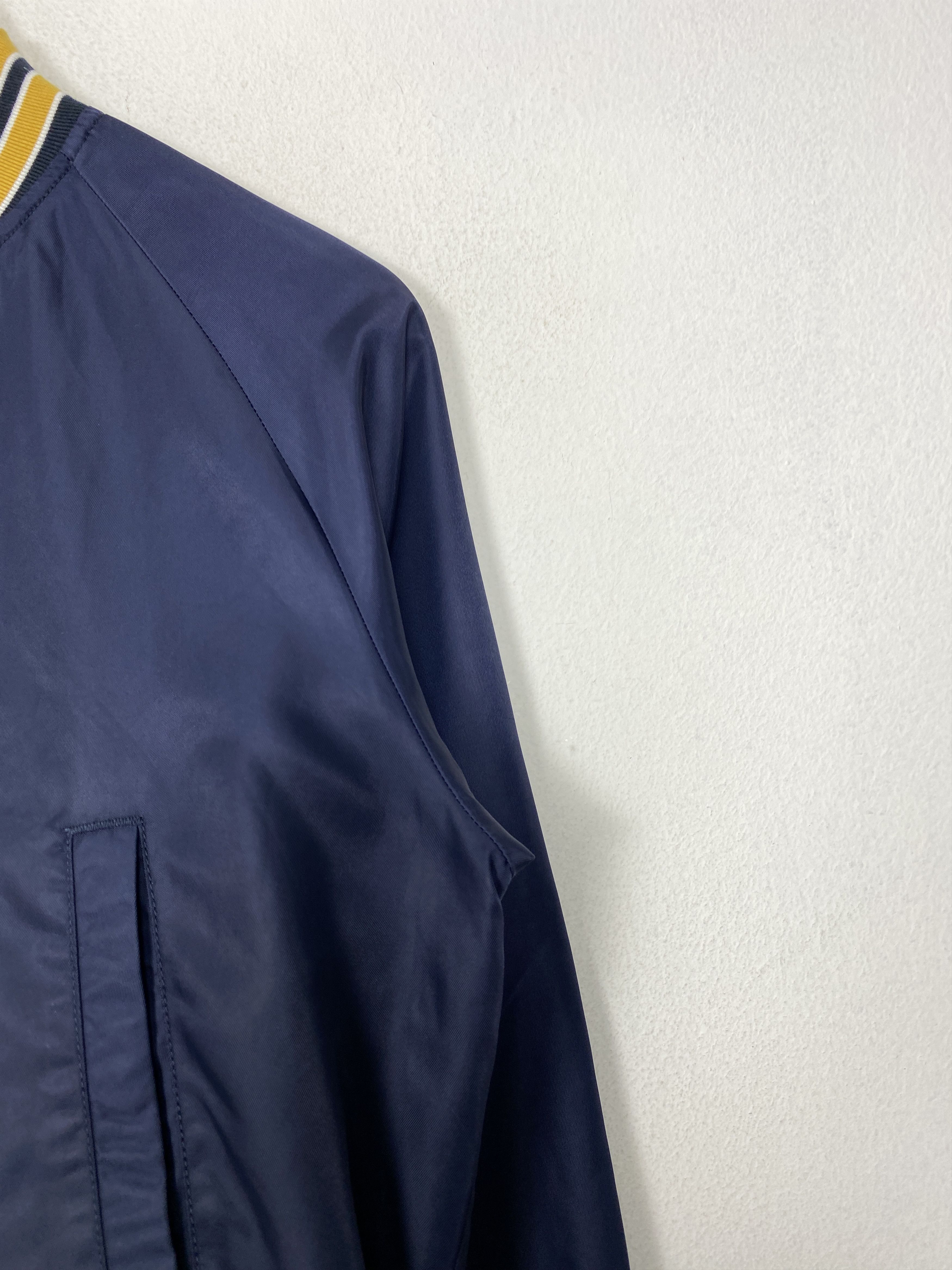 Japanese Brand Vintage Browny Button-Up Nylon Varsity Jacket Size US M / EU 48-50 / 2 - 7 Thumbnail