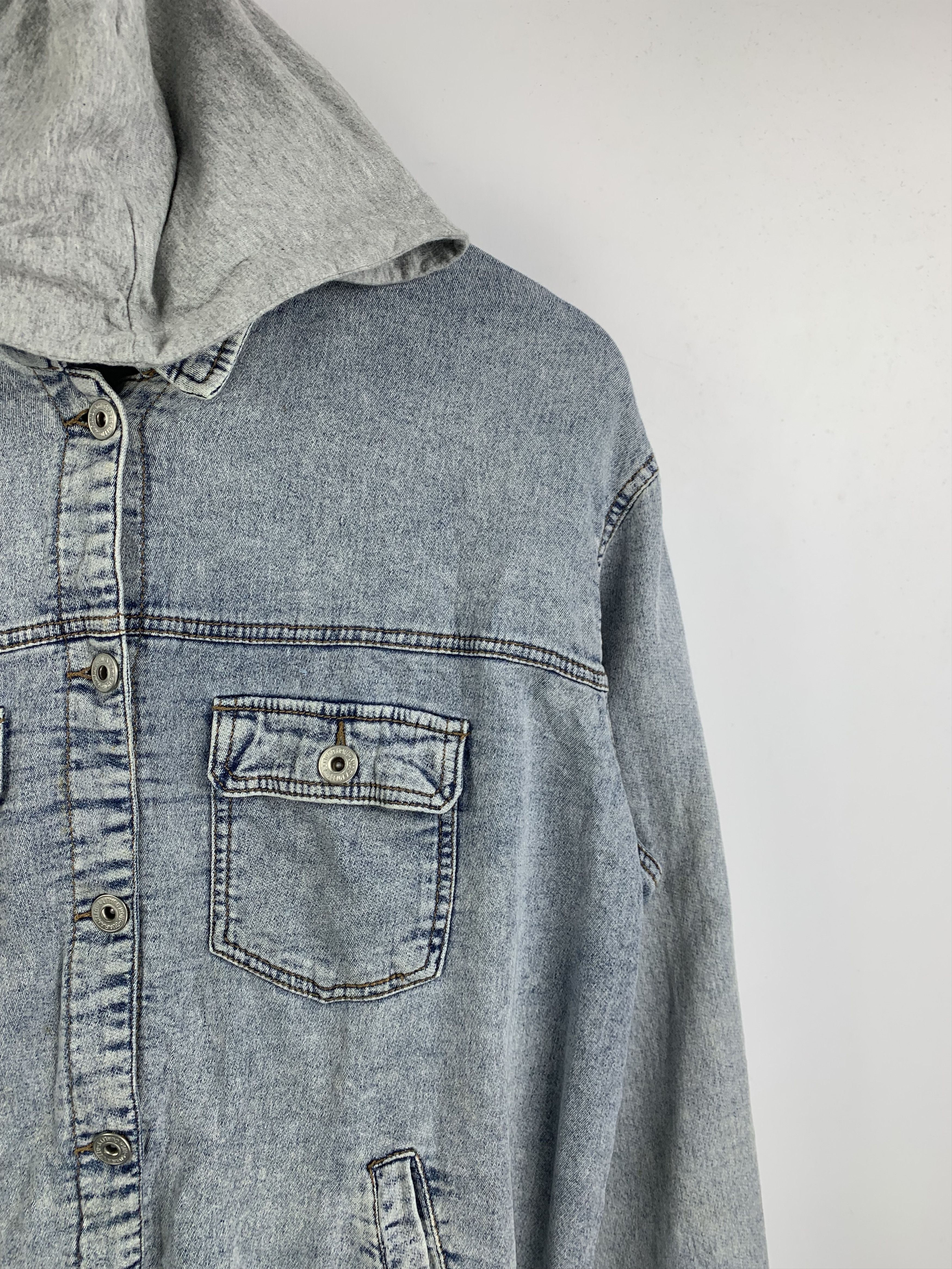 Japanese Brand Vintage Japanese Brand Multi Pocket Stretch Denim Jacket Size US M / EU 48-50 / 2 - 4 Thumbnail