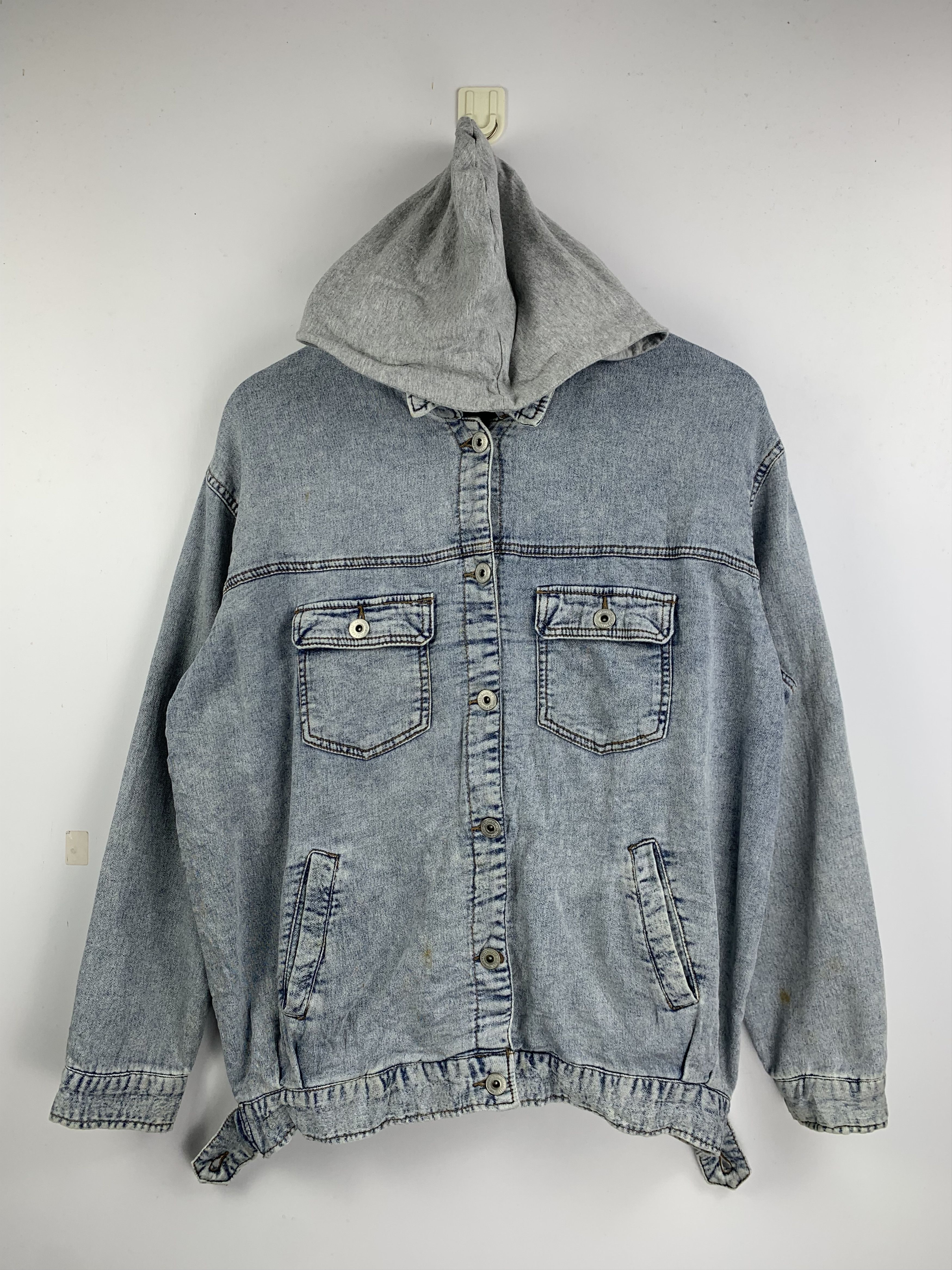 Japanese Brand Vintage Japanese Brand Multi Pocket Stretch Denim Jacket Size US M / EU 48-50 / 2 - 1 Thumbnail