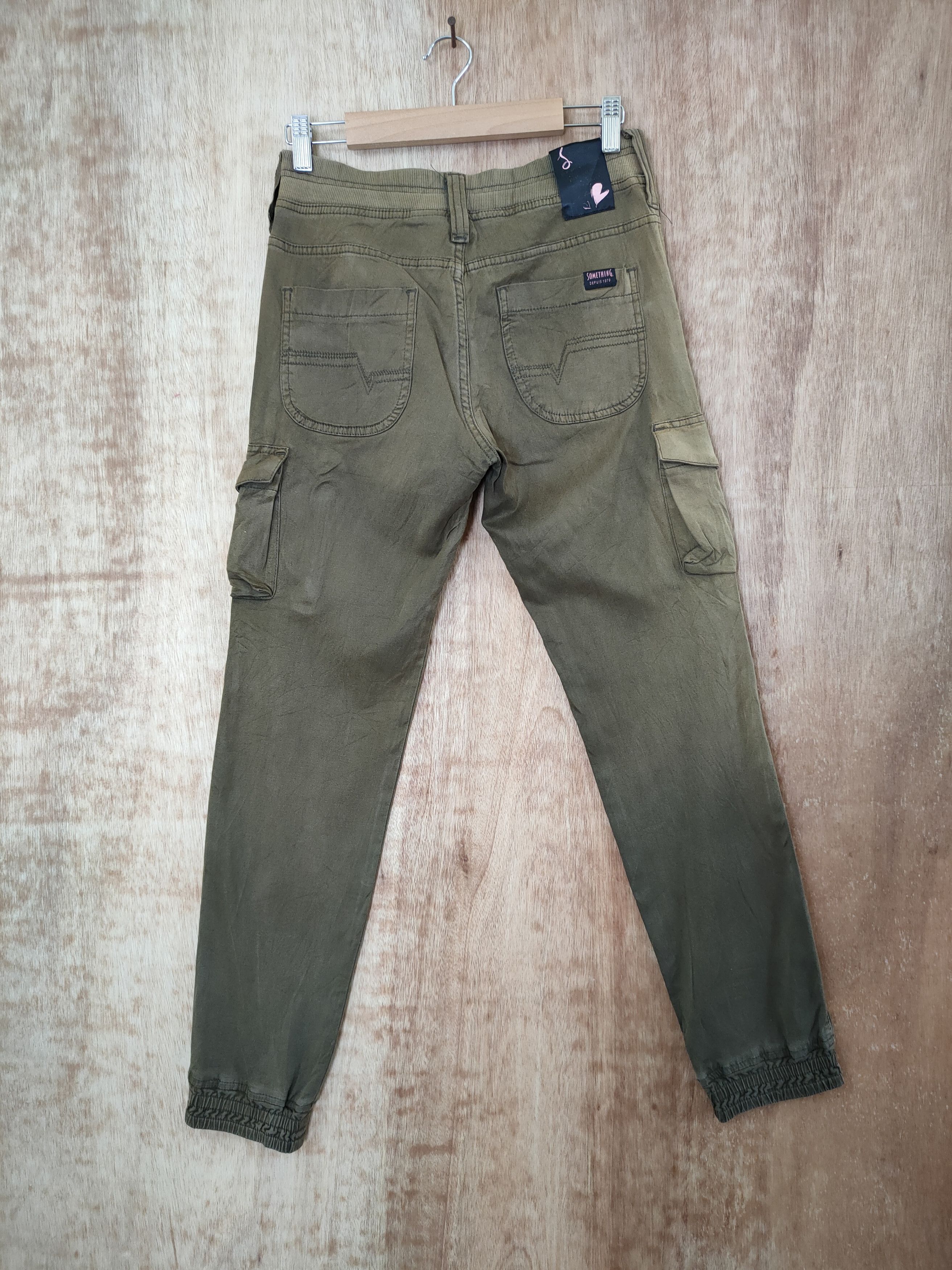Faded Glory DL Something vintage faded green jogger cargo pants #46-412 Size 28" / US 6 / IT 42 - 7 Thumbnail