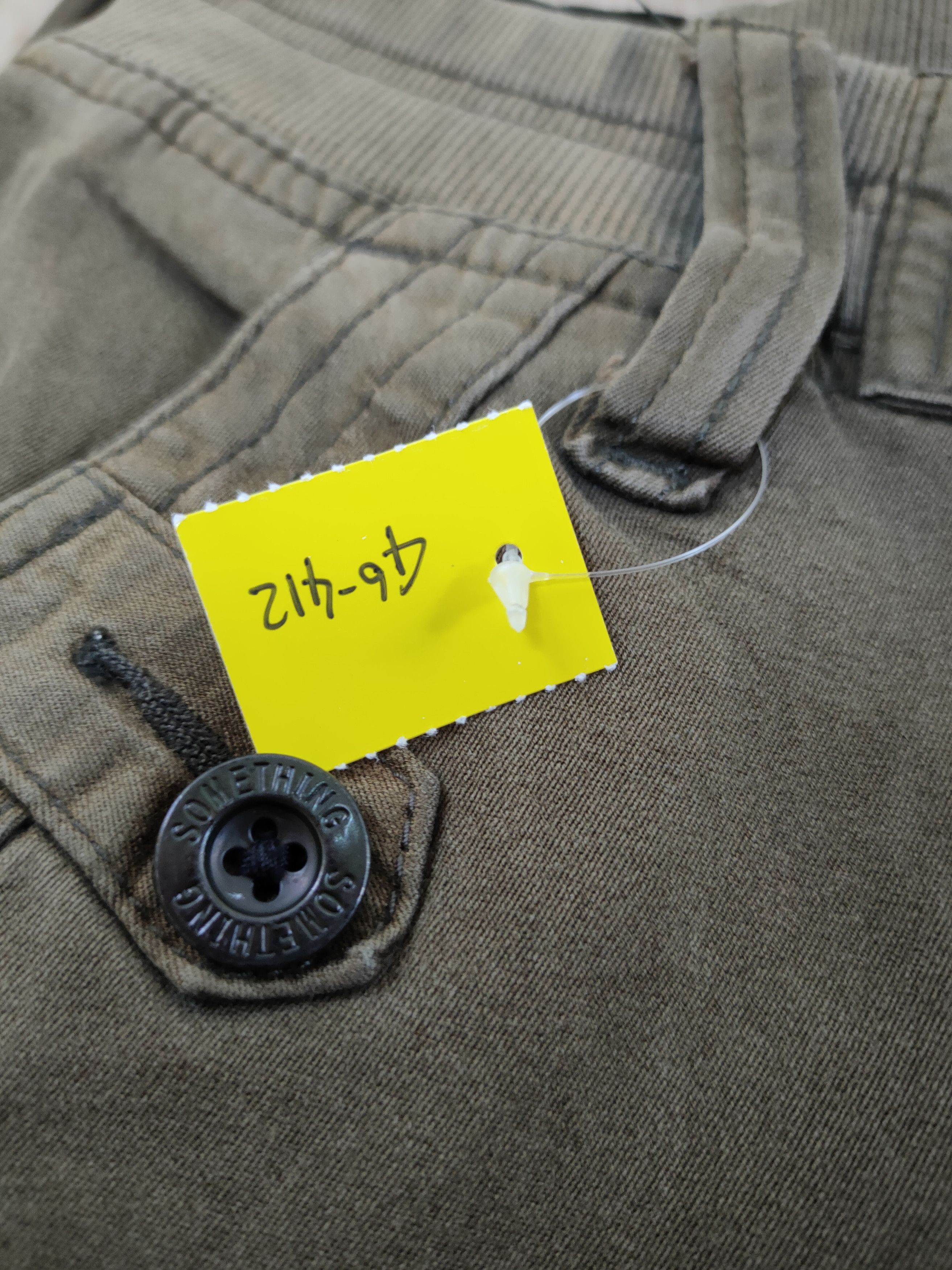 Faded Glory DL Something vintage faded green jogger cargo pants #46-412 Size 28" / US 6 / IT 42 - 6 Thumbnail