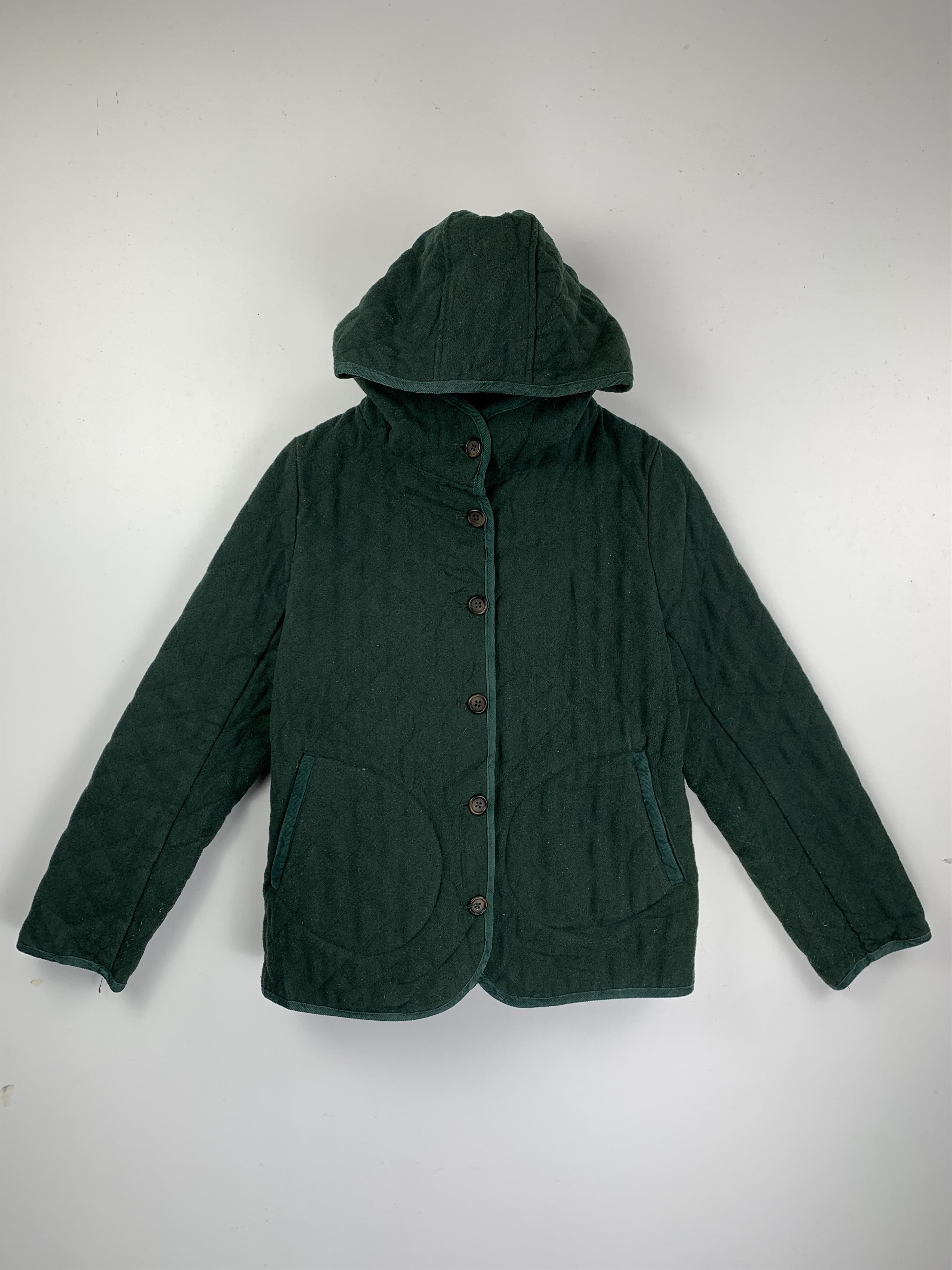 Japanese Brand Vintage NANEA Fleece Button Up Hoodie Jacket Size US S / EU 44-46 / 1 - 1 Thumbnail