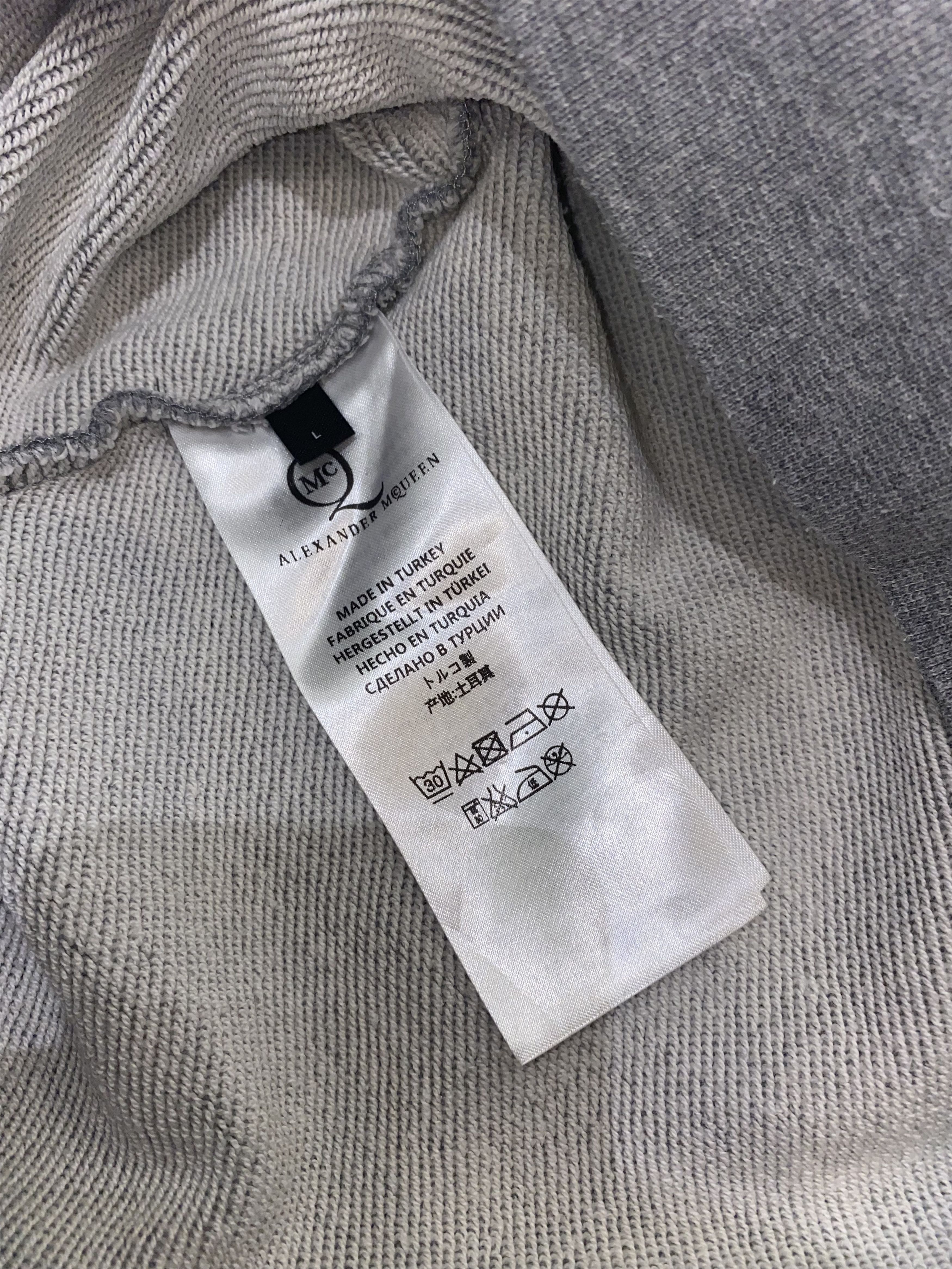 Alexander McQueen SS15 Alexander McQueen Swan Abstract Big Logo Gray Crewneck Size US M / EU 48-50 / 2 - 12 Thumbnail