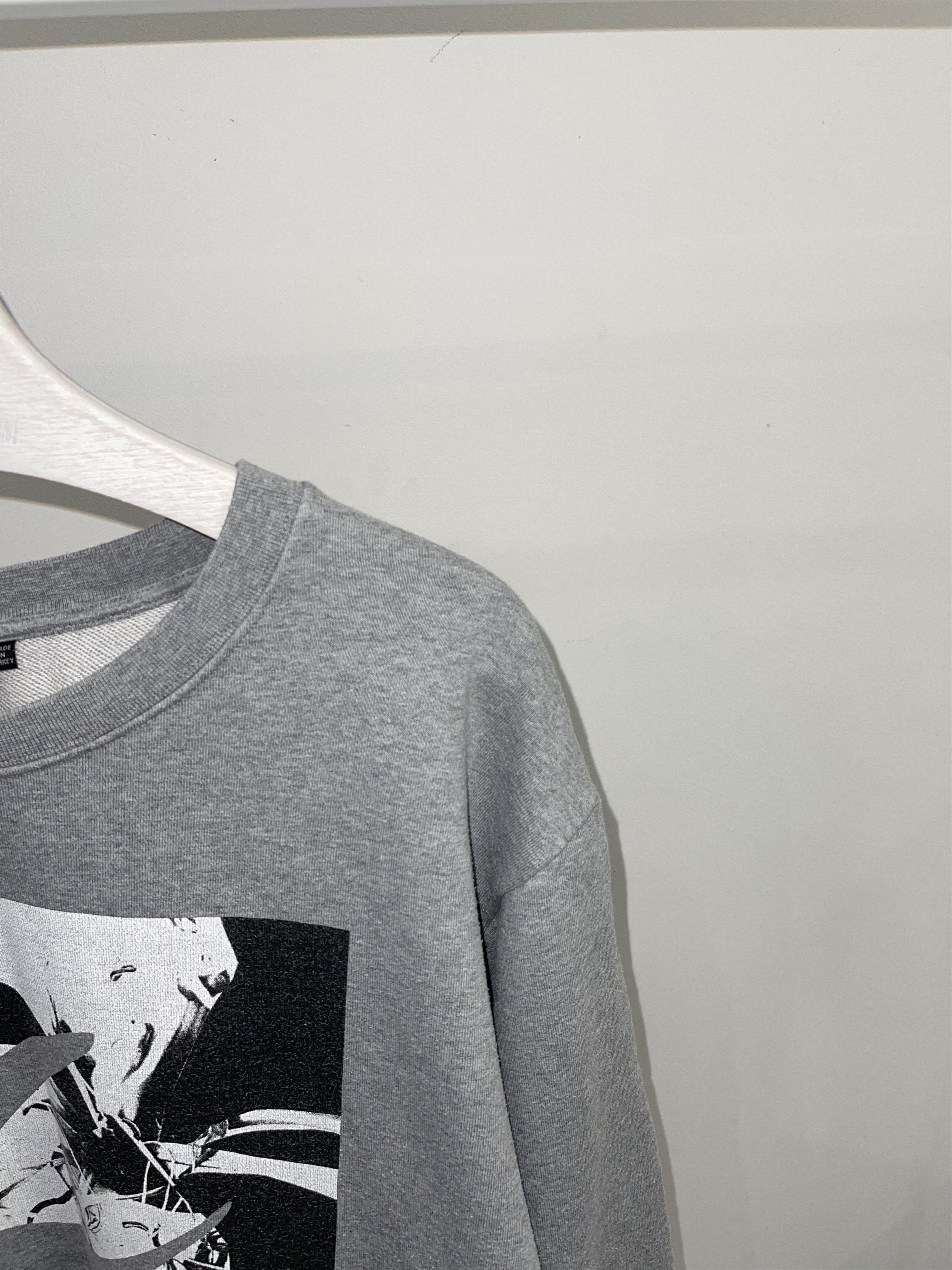 Alexander McQueen SS15 Alexander McQueen Swan Abstract Big Logo Gray Crewneck Size US M / EU 48-50 / 2 - 2 Thumbnail
