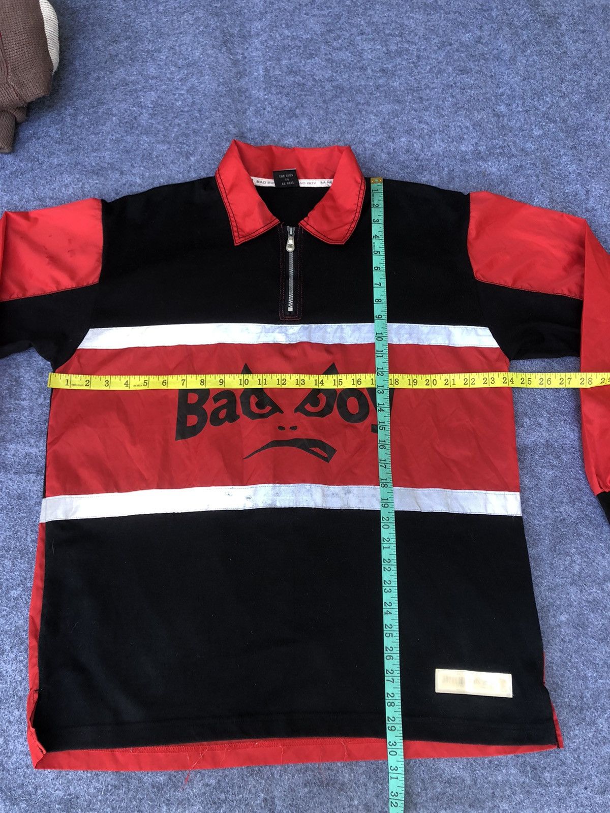 Revenge × Vintage Vintage’90s HipHop🔥BAD BOY🔥Big Logo Light Jacket Half Zip Size US L / EU 52-54 / 3 - 10 Thumbnail