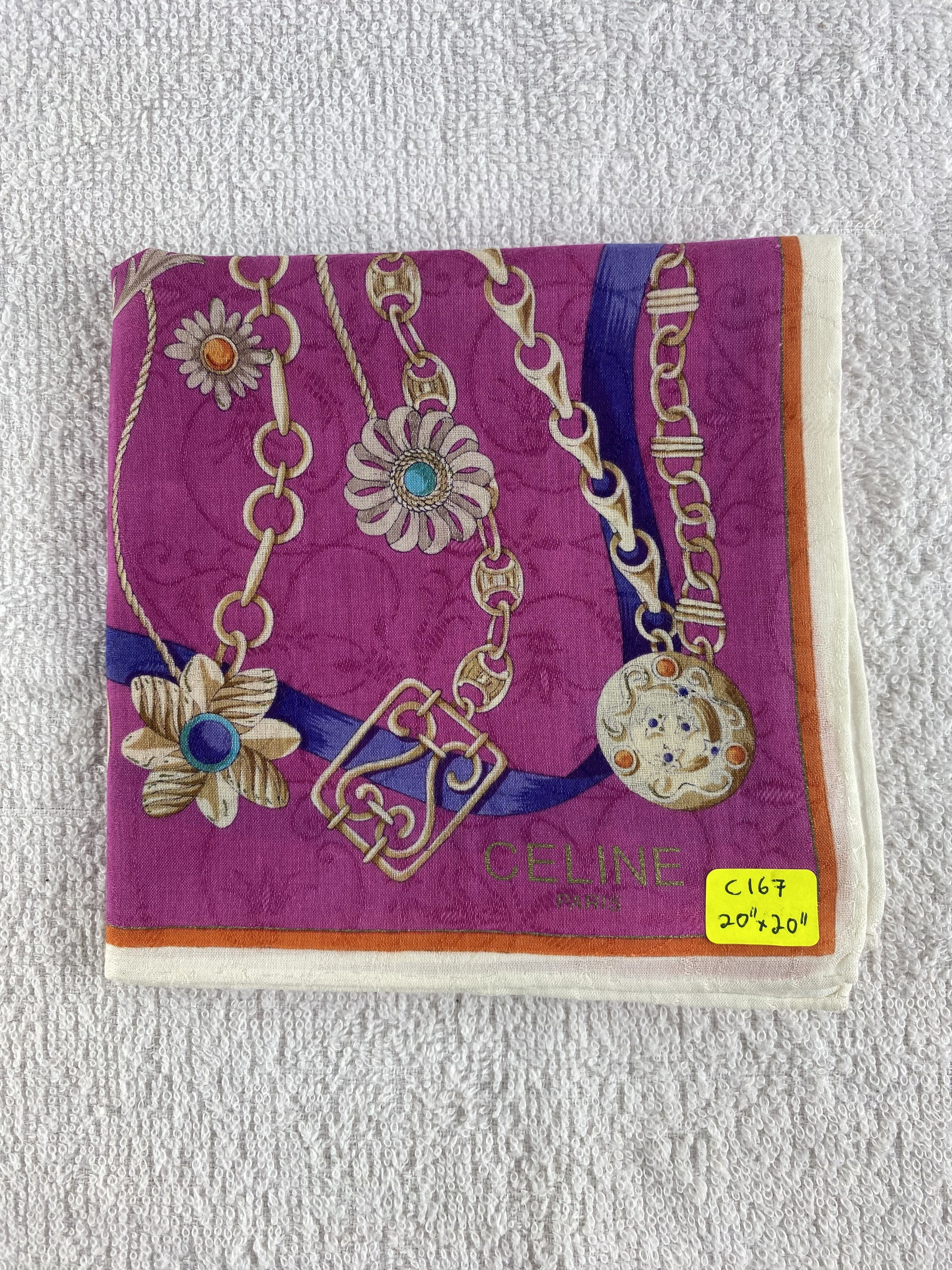Celine Celine Handkerchief / Bandana / Neckerchief C167 Size ONE SIZE - 6 Thumbnail