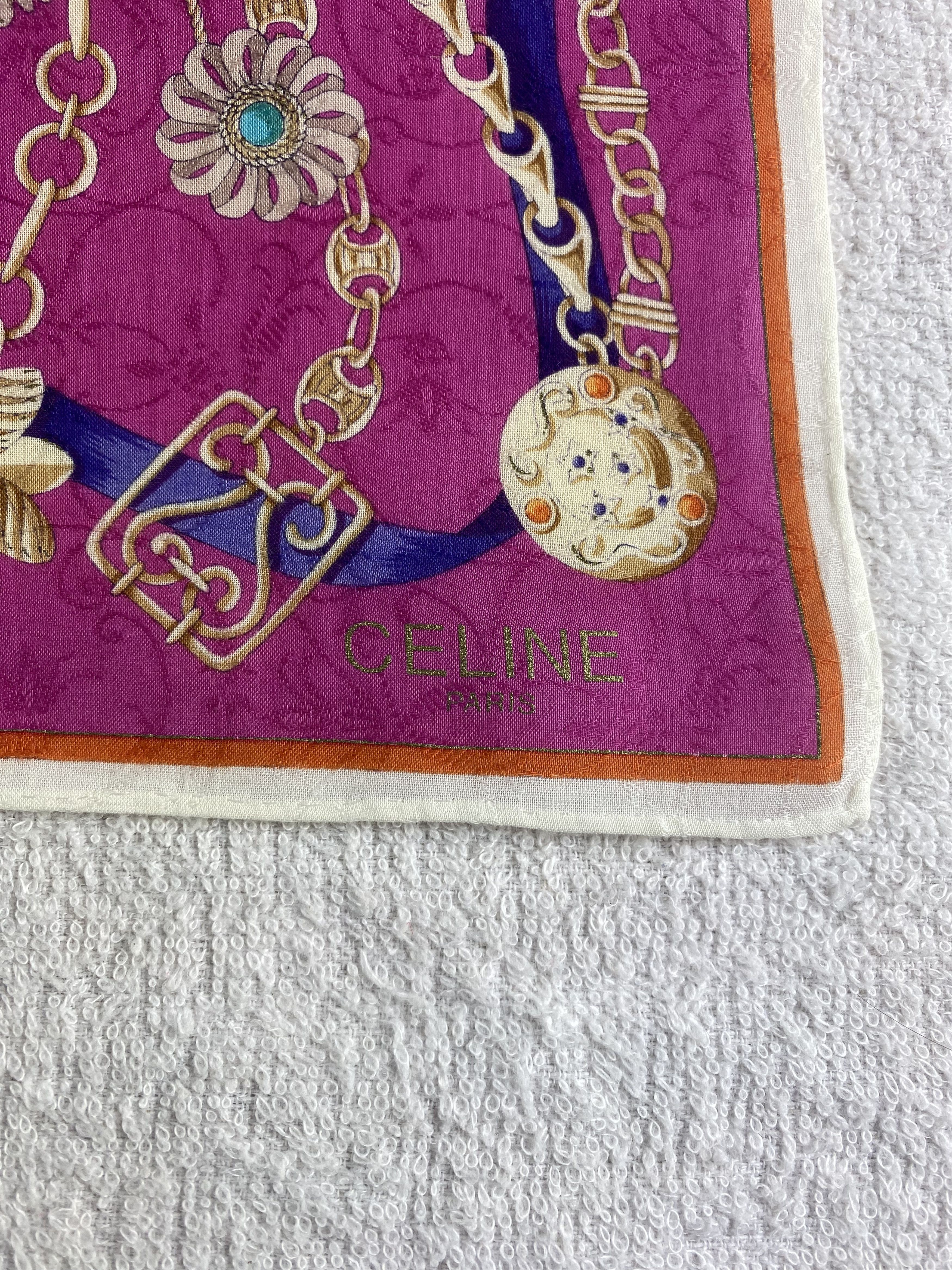 Celine Celine Handkerchief / Bandana / Neckerchief C167 Size ONE SIZE - 5 Thumbnail