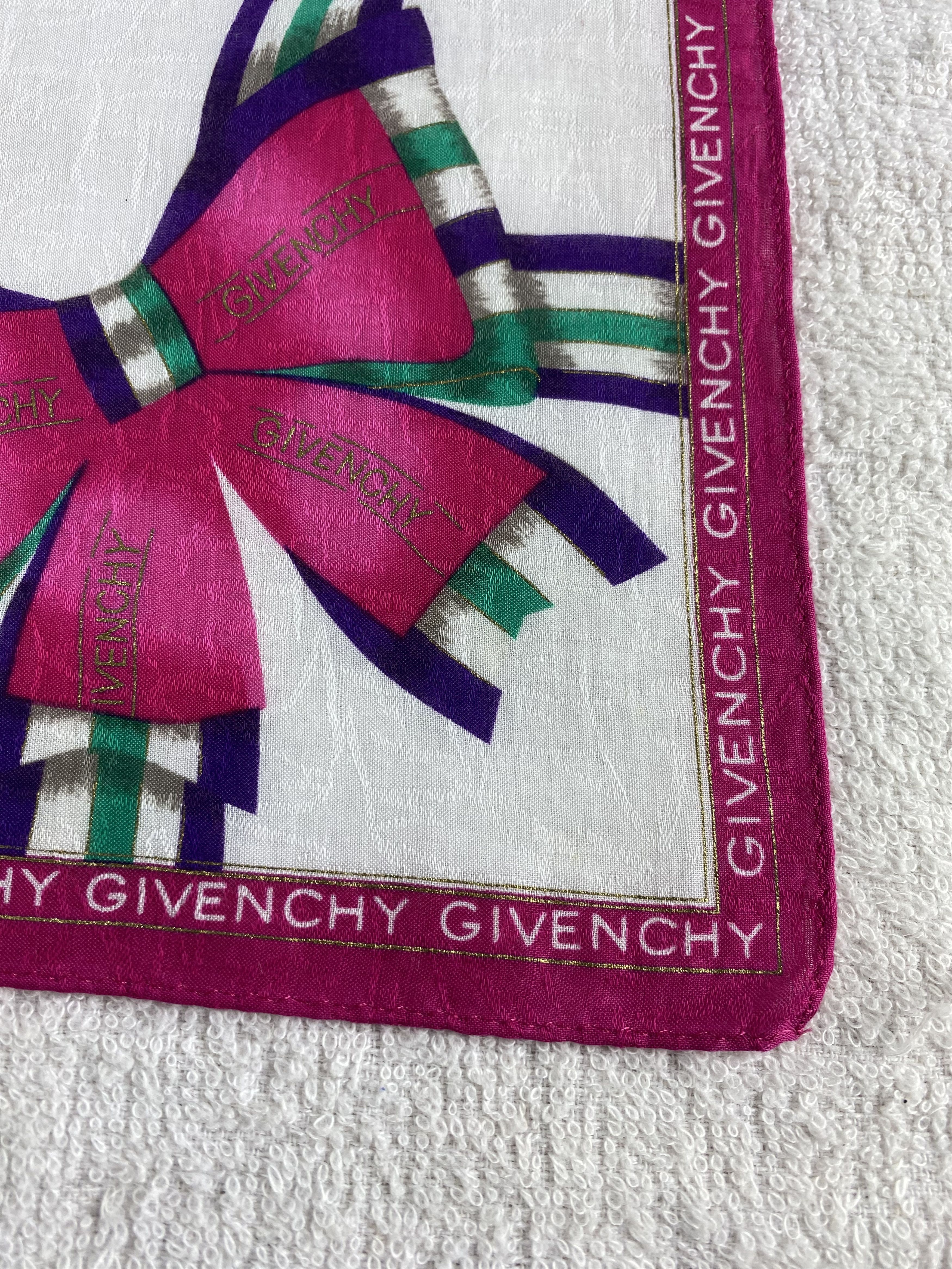 Vintage Givenchy Handkerchief / Bandana / Neckerchief C160 Size ONE SIZE - 5 Thumbnail