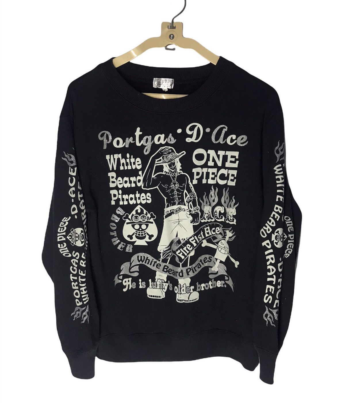 Anime × One Piece Portgas D.ace one piece sweatshirt Size US S / EU 44-46 / 1 - 1 Thumbnail