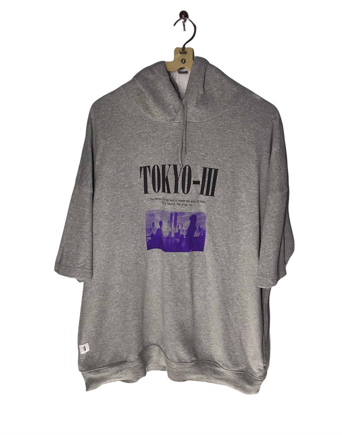 Anime × Japanese Brand Tokyo 3 hoodie pullover short sleeve by gu Size US L / EU 52-54 / 3 - 1 Thumbnail