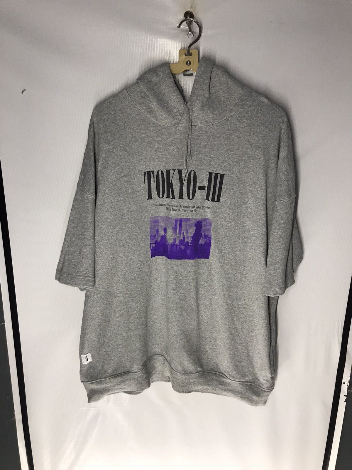 Anime × Japanese Brand Tokyo 3 hoodie pullover short sleeve by gu Size US L / EU 52-54 / 3 - 6 Thumbnail