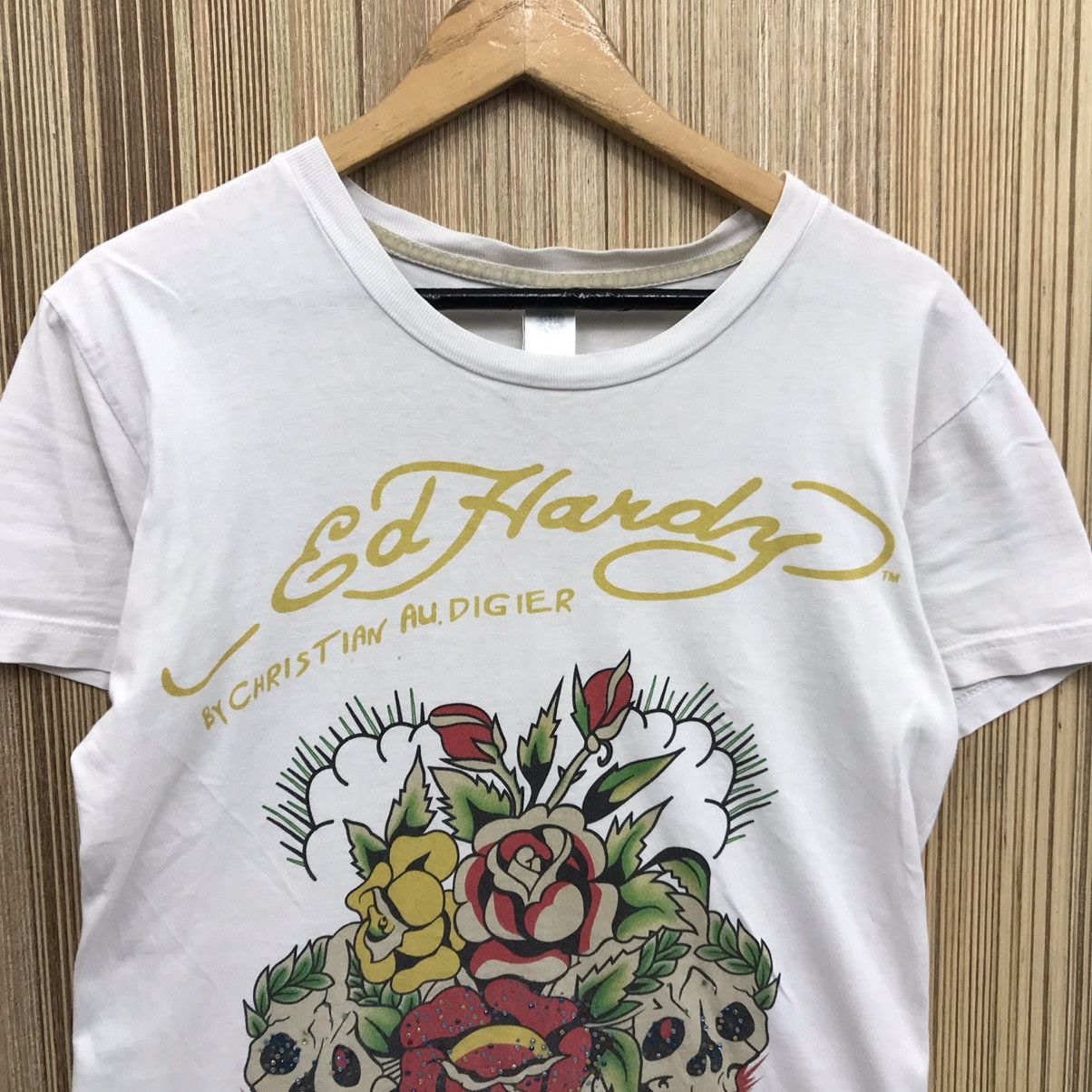 Christian Audigier × Ed Hardy Vintage Ed Hardy Tee Shirt Size US S / EU 44-46 / 1 - 2 Thumbnail