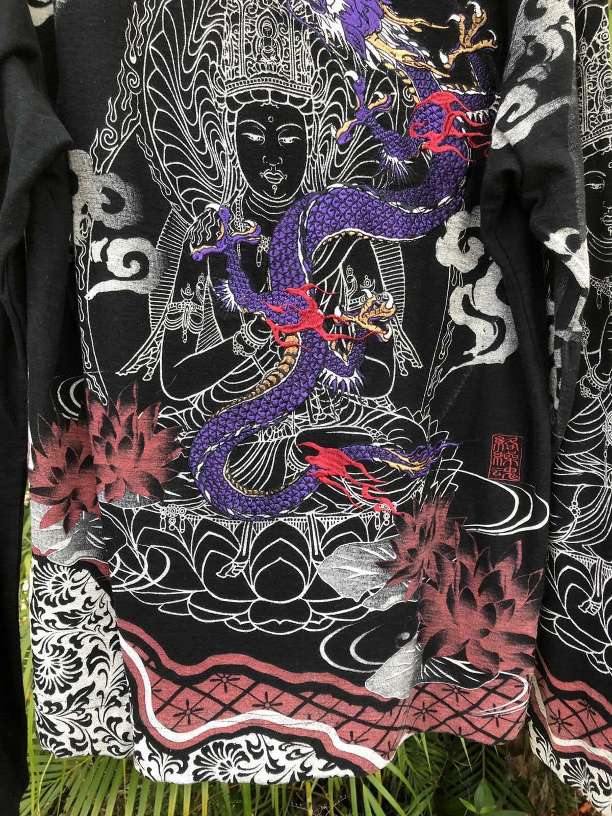 Karakuri Tamashii Vintage🔥KARAKURI TAMASHI🔥Trashed LongSleeve Tshirt Y2k Size US L / EU 52-54 / 3 - 8 Thumbnail